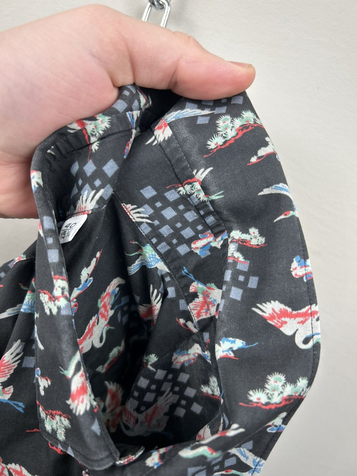 Lanvin Lanvin Evolutive Cranes Print Shirt Size US M / EU 48-50 / 2 - 22 Thumbnail
