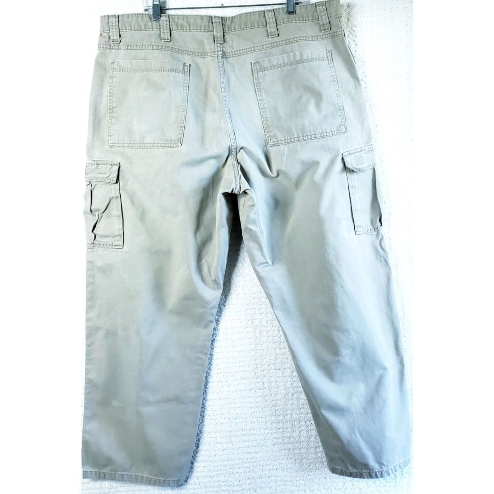 Wrangler Wrangler Cargo Pants Men 42x30 Straight Leg Khaki Regular Size US 42 / EU 58 - 5 Thumbnail