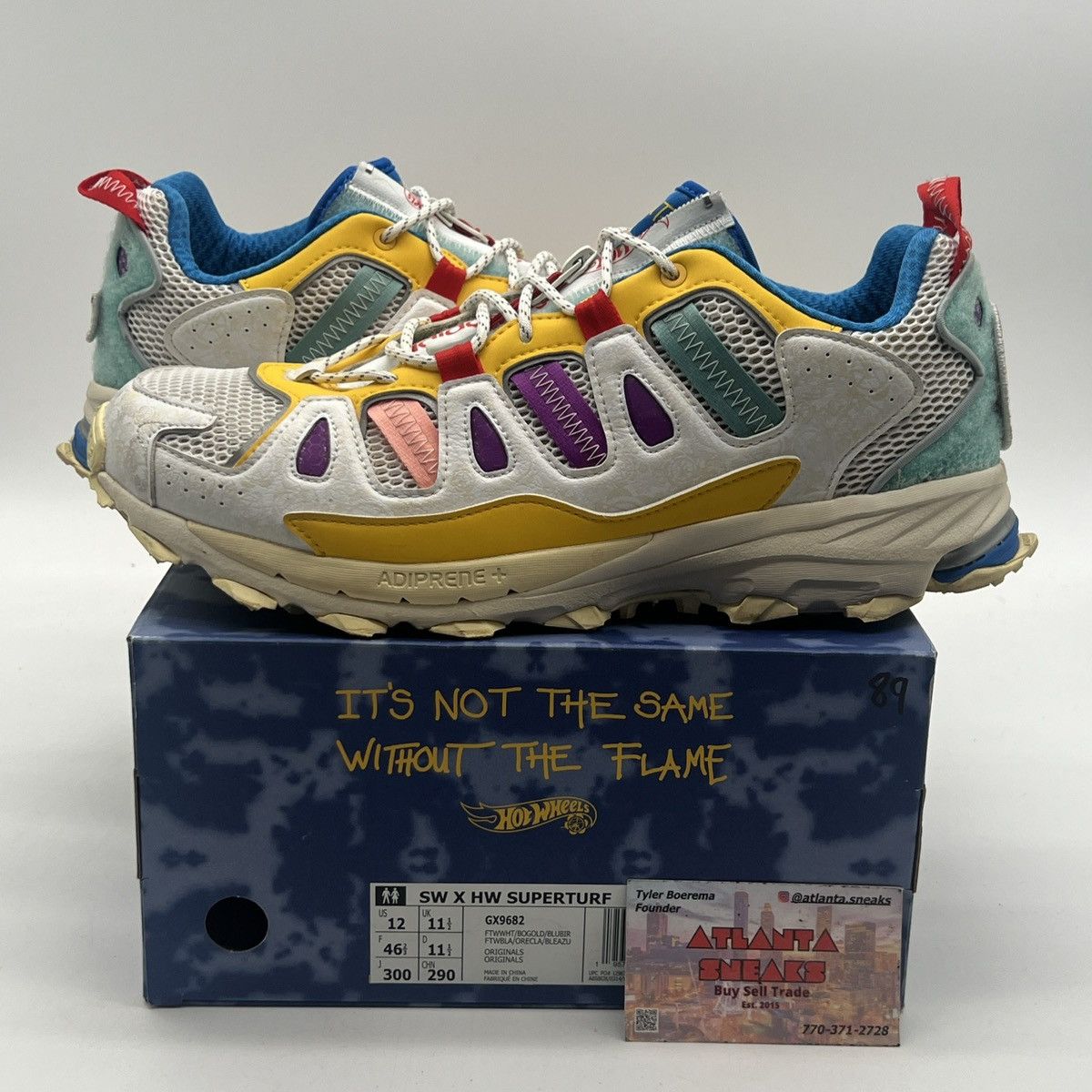 Adidas Sean wotherspoon x hot wheels x superturf adventure Size US 12 / EU 45 - 1 Thumbnail