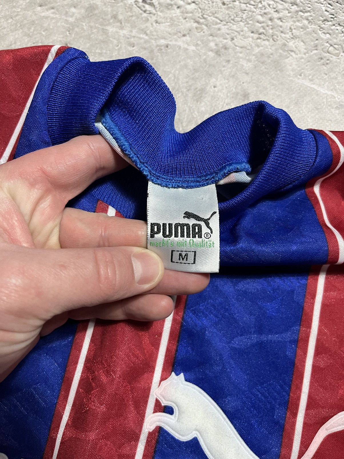 Puma × Vintage Vintage Puma Made in UK Soccer Football Jersey T Shirt Size US M / EU 48-50 / 2 - 7 Thumbnail