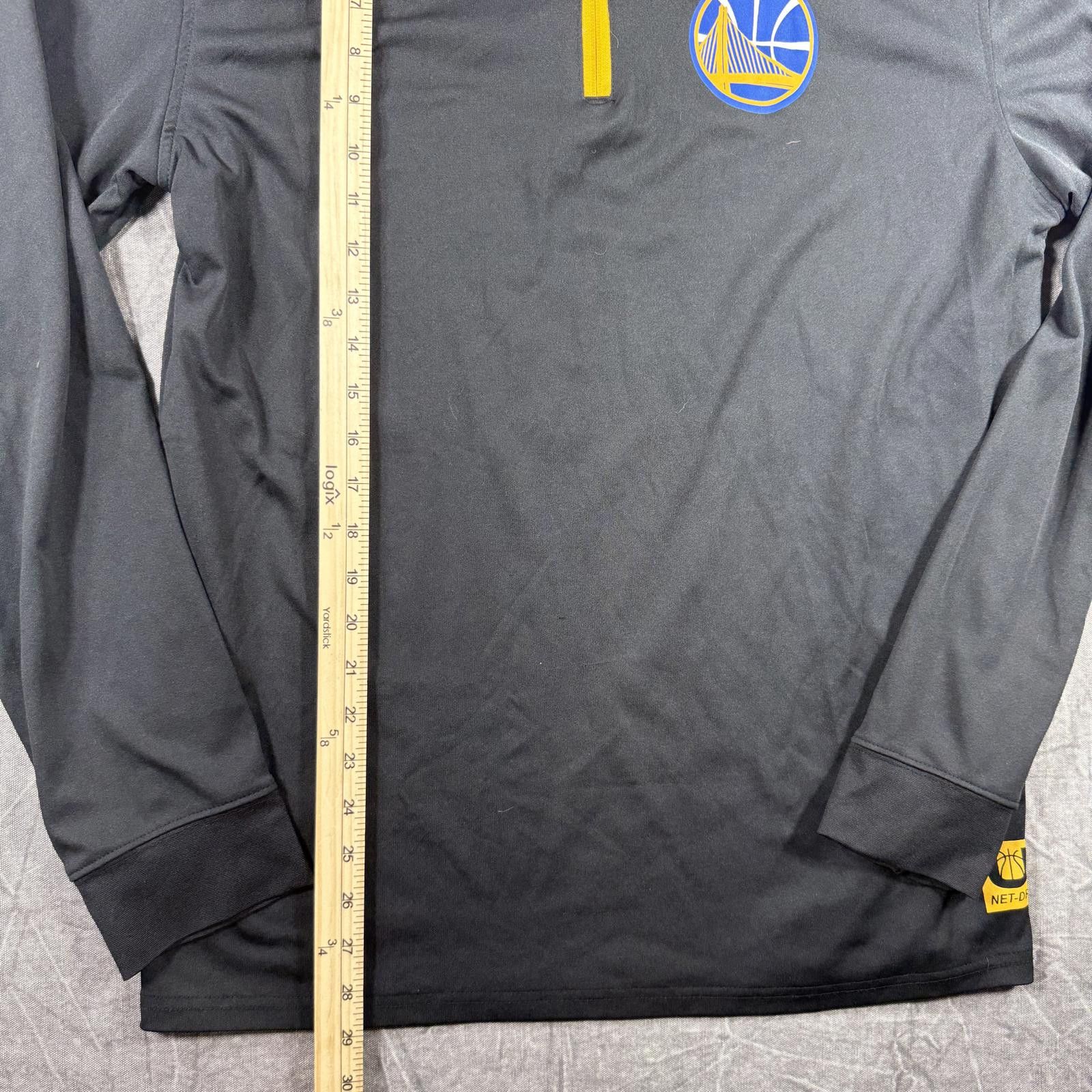 Other Golden State Warriors Jacket Men's L Black 1/4 zip pullover Size US L / EU 52-54 / 3 - 3 Thumbnail