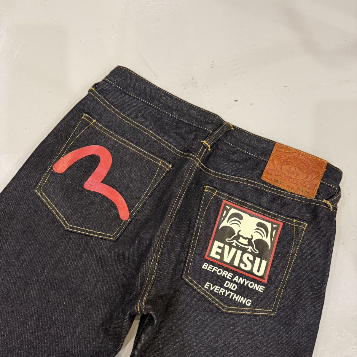 Evisu Evisu Selvedge Denim Pants Size US 33 - 7 Thumbnail