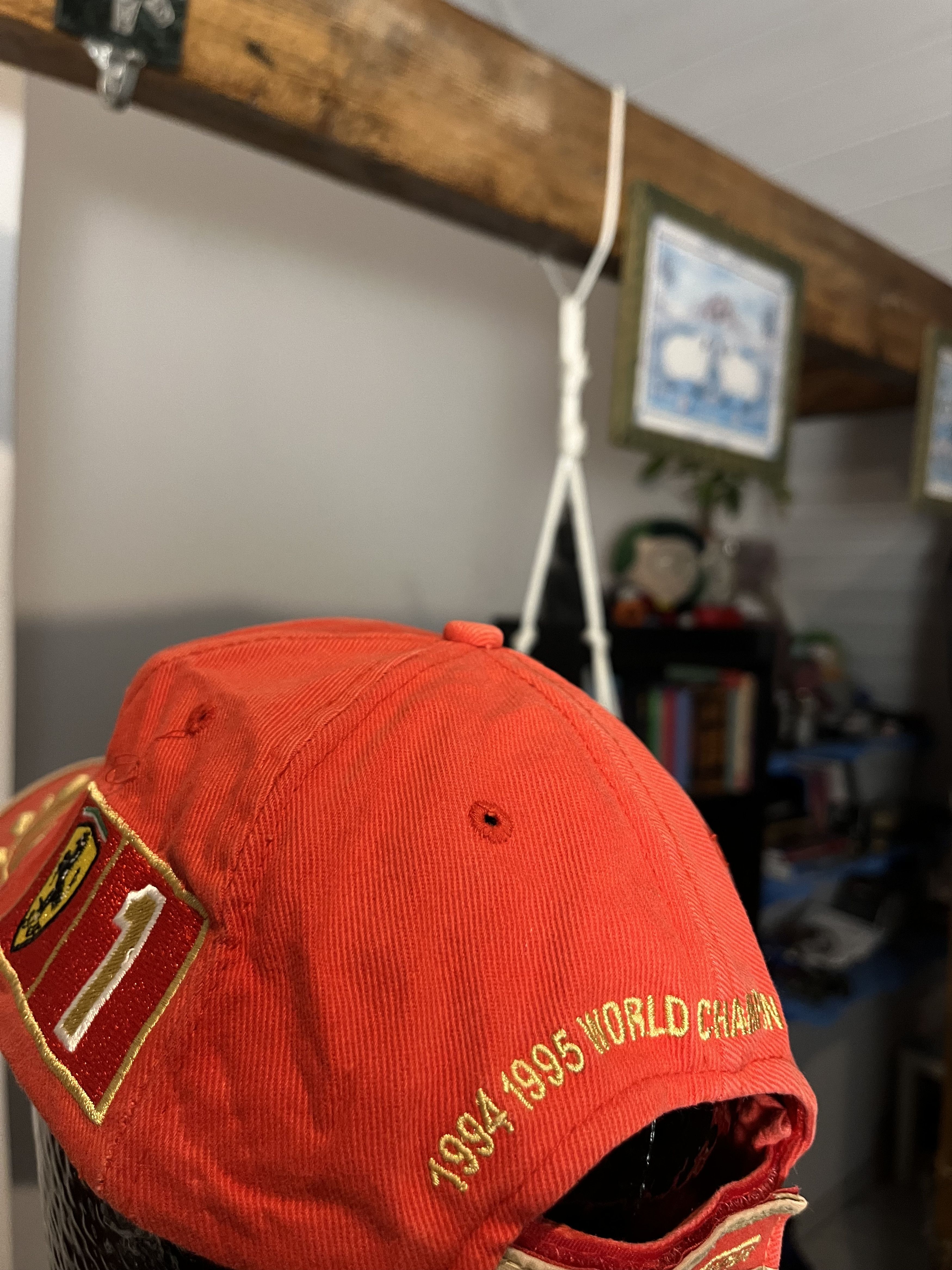 Ferrari × Vintage 2001 Michael Schumacher F1 World Champion Cap Ferrari Size ONE SIZE - 7 Thumbnail