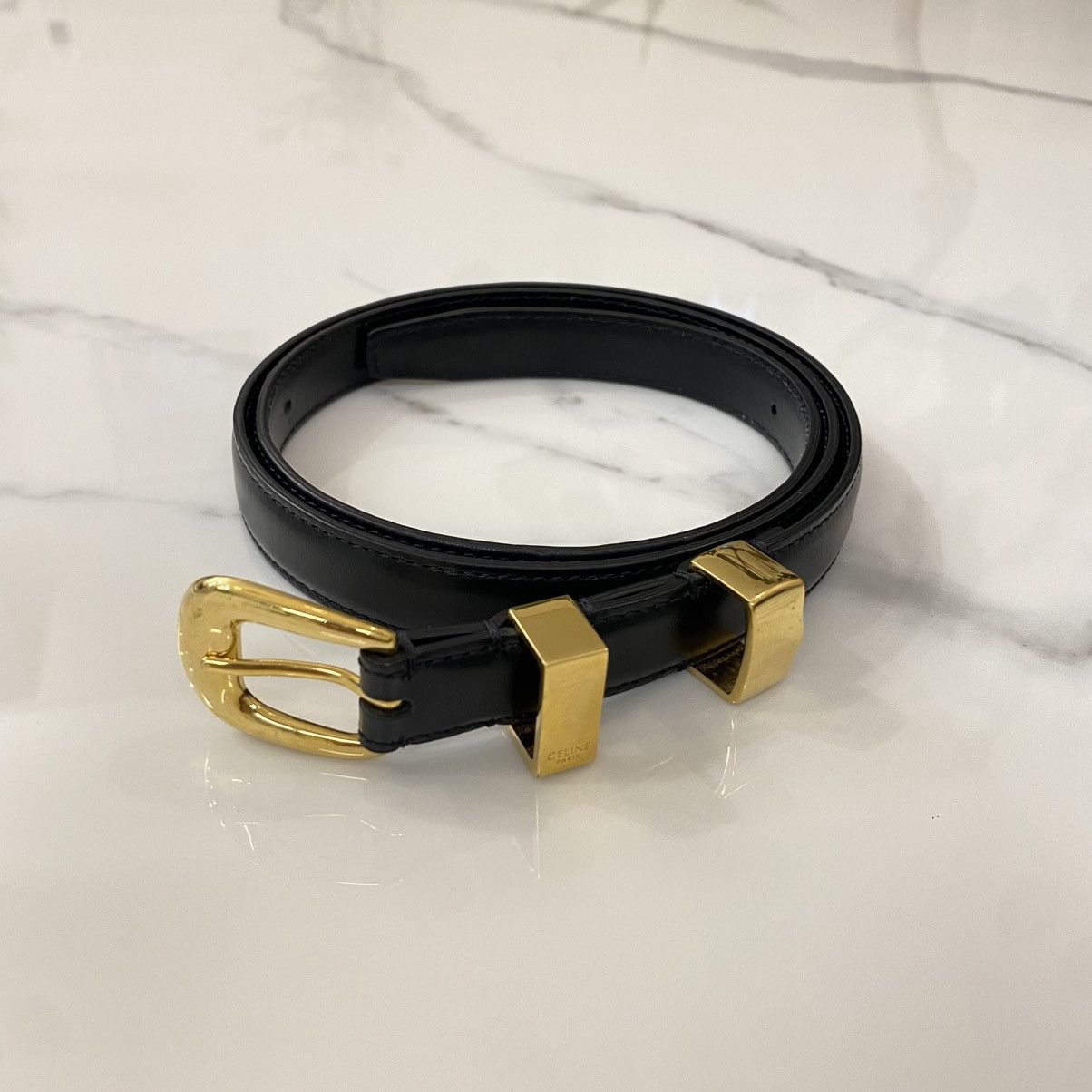 Celine CELINE Belt gold Size 30 - 1 Thumbnail
