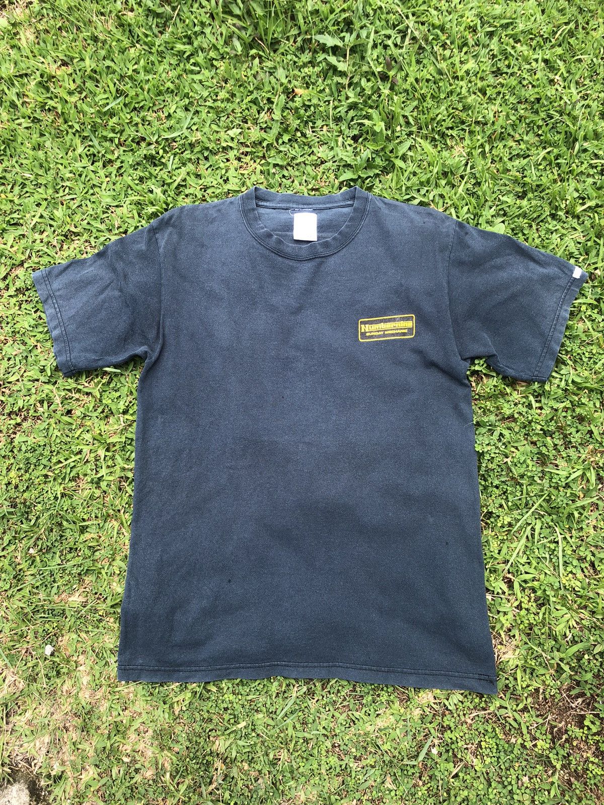 Number (N)ine Vintage Japanese Brand AW00 Number Nine Sunday Mechanic Tee Size US M / EU 48-50 / 2 - 6 Thumbnail