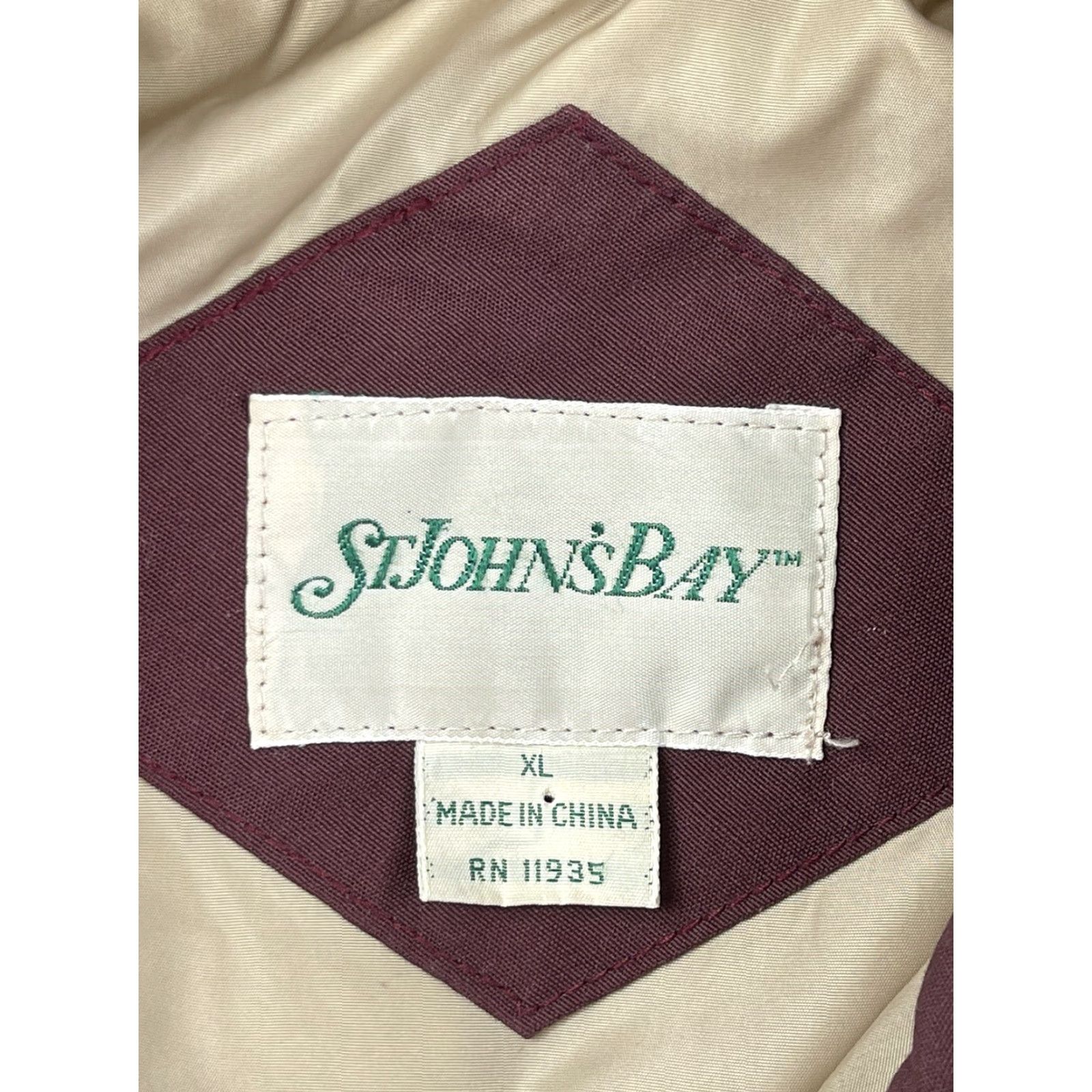 Vintage VINTAGE St Johns Bay XL Down Puffer Vest Mens Red Quilted Insulated Zip Snap 90s Size US XL / EU 56 / 4 - 5 Thumbnail