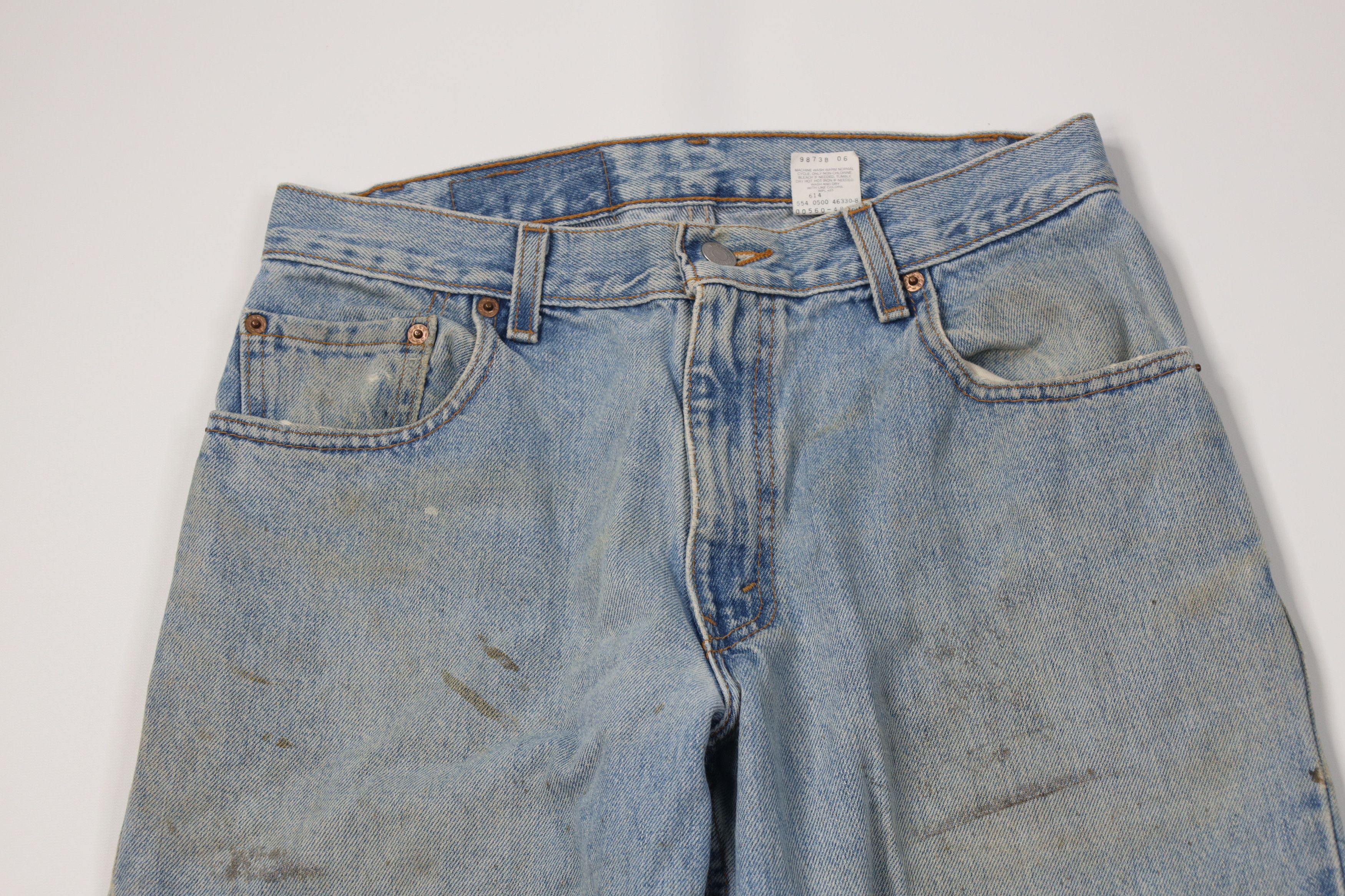 Levi's Vintage Y2K 2000 Levis 560 Loose Fit Tapered Leg Jeans USA Size US 30 / EU 46 - 2 Thumbnail