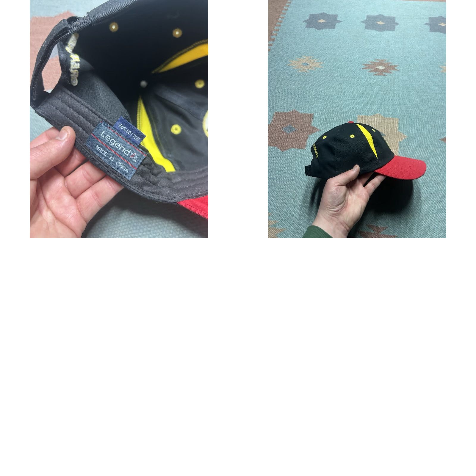 Greats Great Lakes hybrids strapback hat cap farm feed adjustable black red yellow - Unbranded Baseball Cap Men Adjustable Colorful Hat Size ONE SIZE - 8 Thumbnail