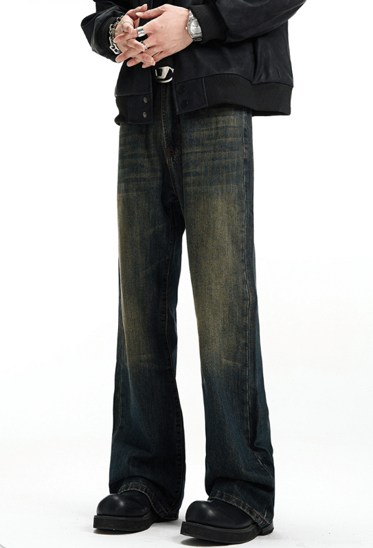 Japanese Brand × Jean Vintage distressed straight Cleanfit loose casual jeans Size US 32 / EU 48 - 4 Thumbnail