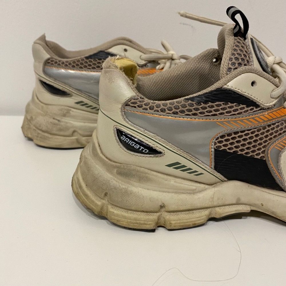 Axel Arigato Axel Arigato White/Black Leather and Mesh Marathon Runner Ch Size US 8.5 / IT 38.5 - 5 Thumbnail