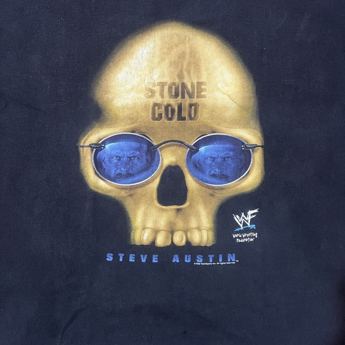WWF VINTAGE 1998 WWF STONE COLD STEVE AUSTIN T shirt 2XL Size US XXL / EU 58 / 5 - 2 Thumbnail