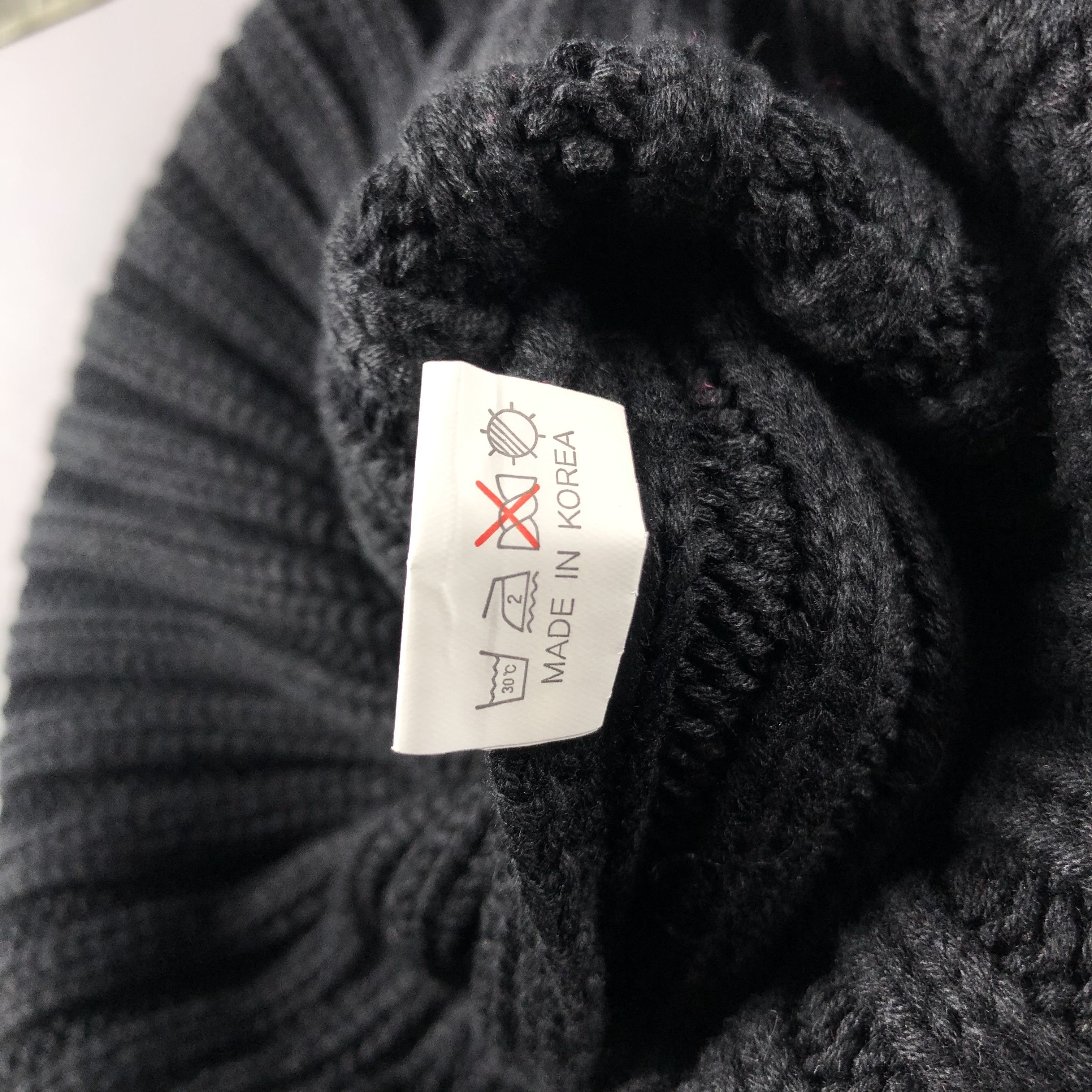 Vintage Black Rebel Standard Beanie Snow Hat Snow Cap -D814 Size ONE SIZE - 6 Thumbnail