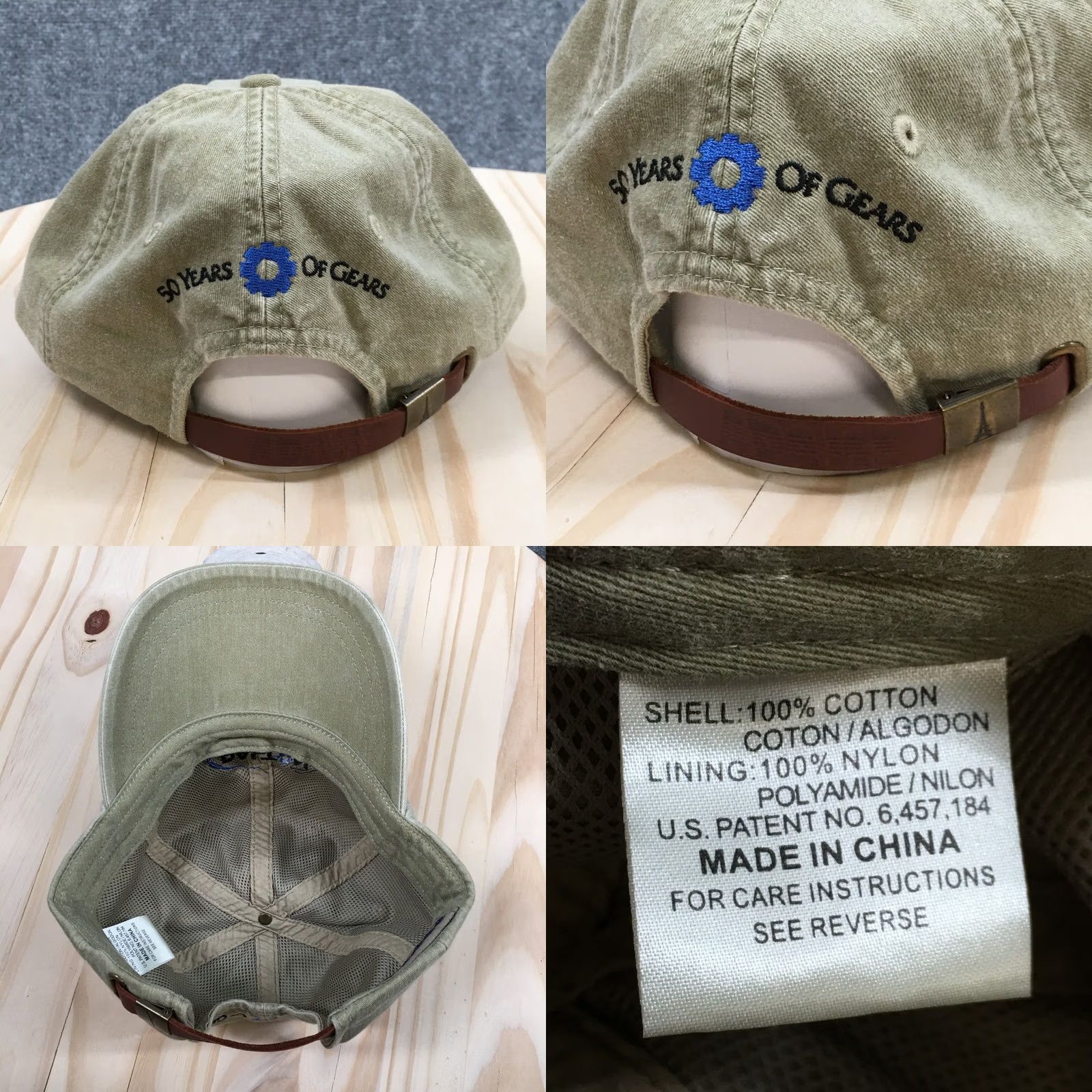 Vintage Dalton Gear Company Baseball Cap Unisex Brown OS Adjustable Embroidered Logo Size ONE SIZE - 8 Thumbnail