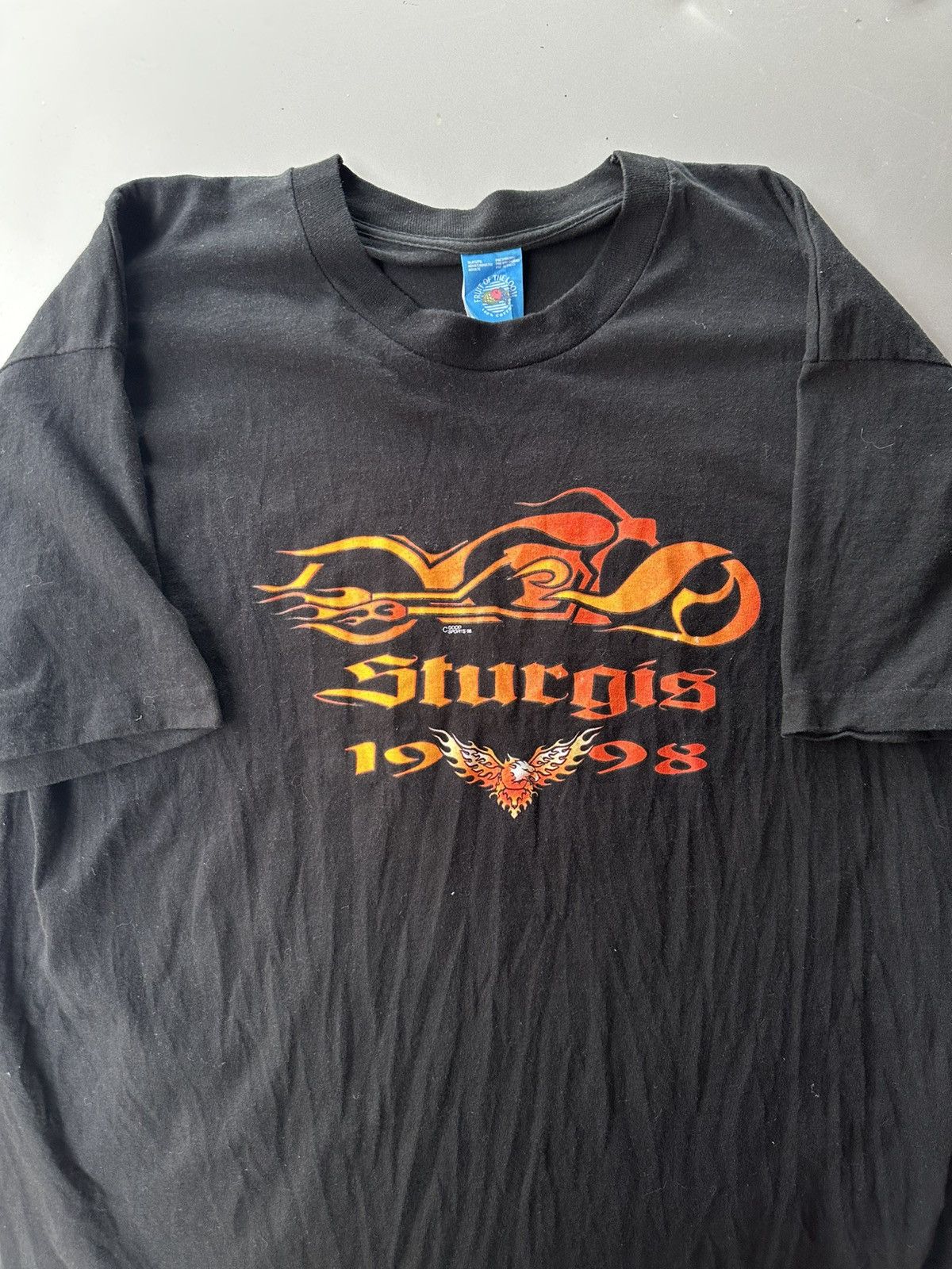 Fruit Of The Loom Vintage 90's Sturgis Bikers Classic XL Tees Size US XL / EU 56 / 4 - 3 Thumbnail