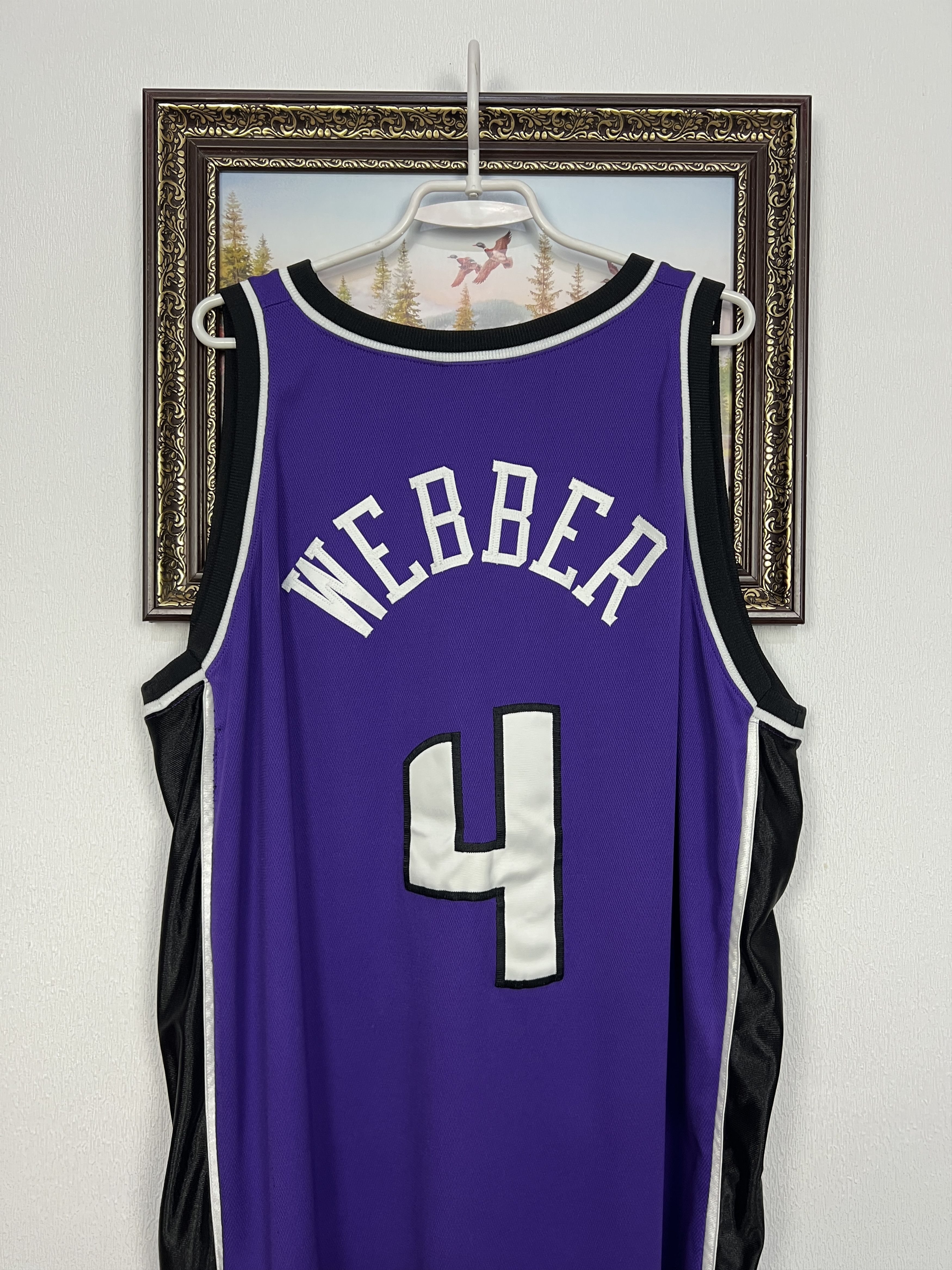 Reebok Webber Sacramento Kings Authentic Reebok Jersey NBA Size US XXL / EU 58 / 5 - 9 Thumbnail