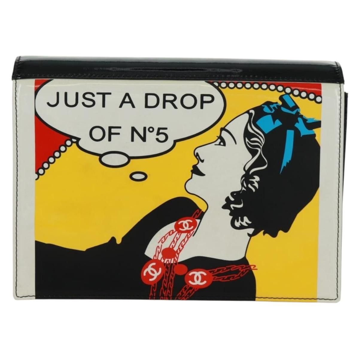Chanel Chanel Just a Drop of No.5 Comic Coco Clutch Patent Size ONE SIZE - 1 Thumbnail