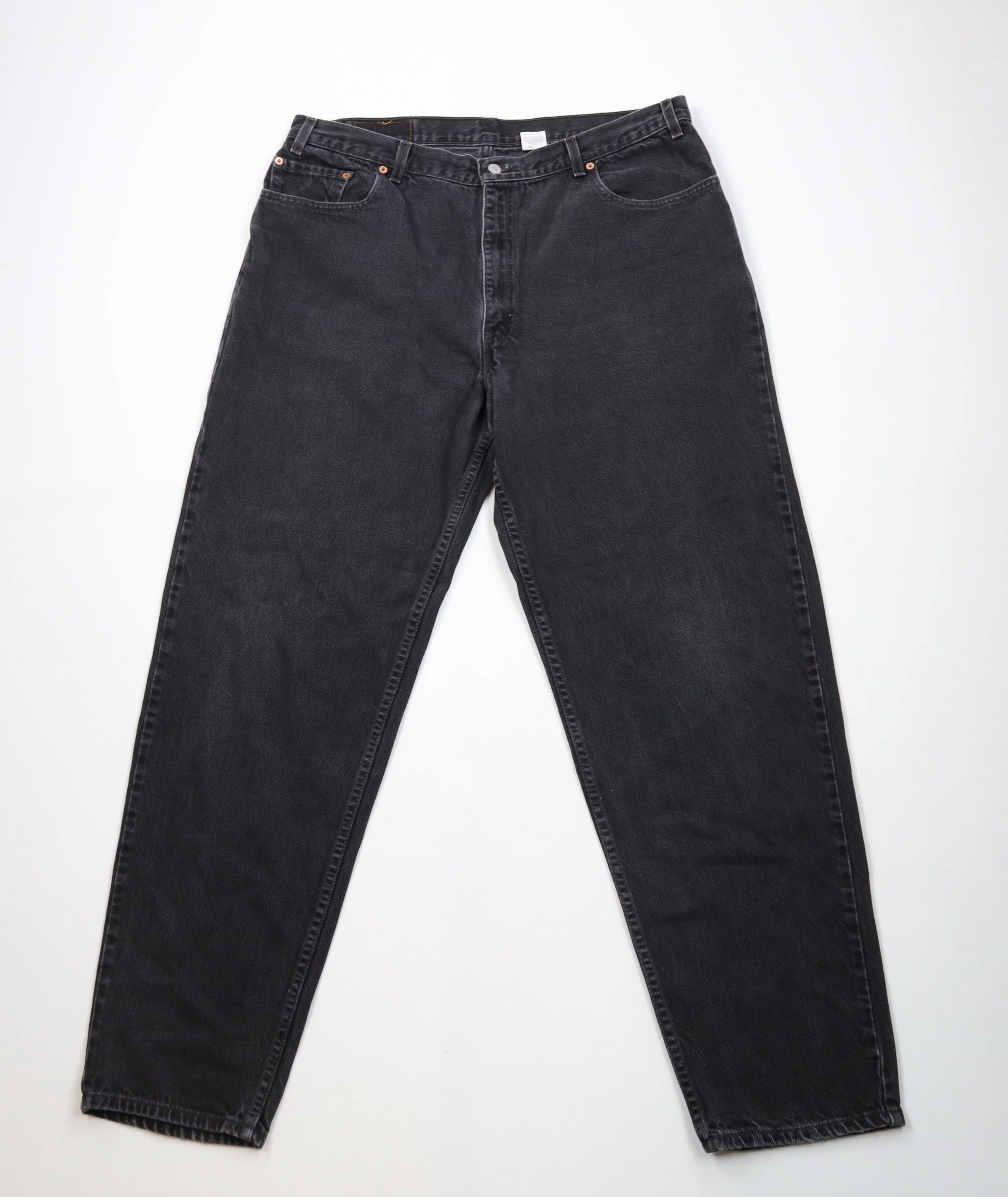 Levi's × Vintage Vintage Y2K 2000 Levis 560 Loose Fit Tapered Leg Jeans Black Size US 40 / EU 56 - 1 Thumbnail