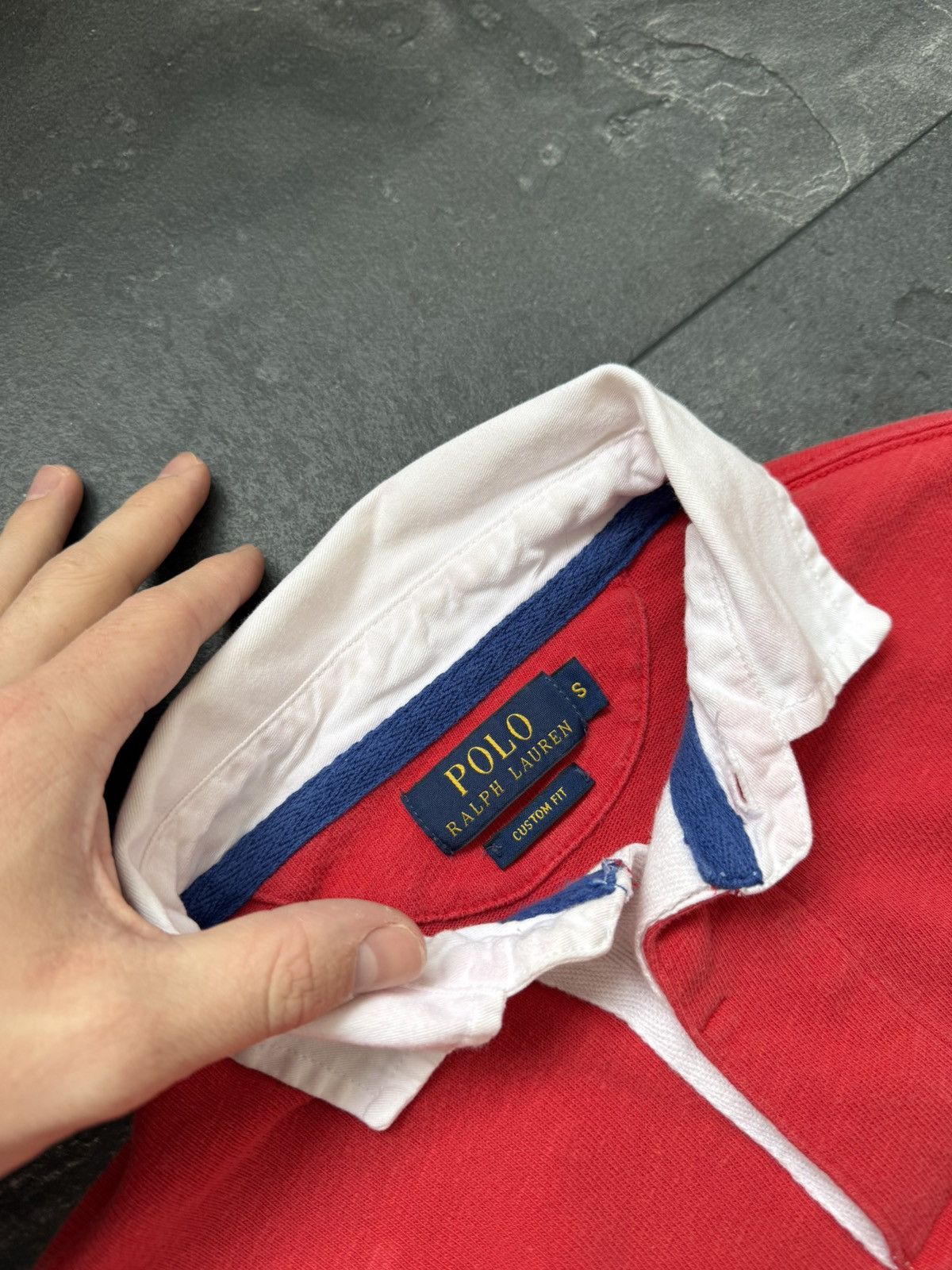 Polo Ralph Lauren × Streetwear × Vintage Vintage polo Ralph Lauren rugby long sleeve Size US S / EU 44-46 / 1 - 4 Thumbnail