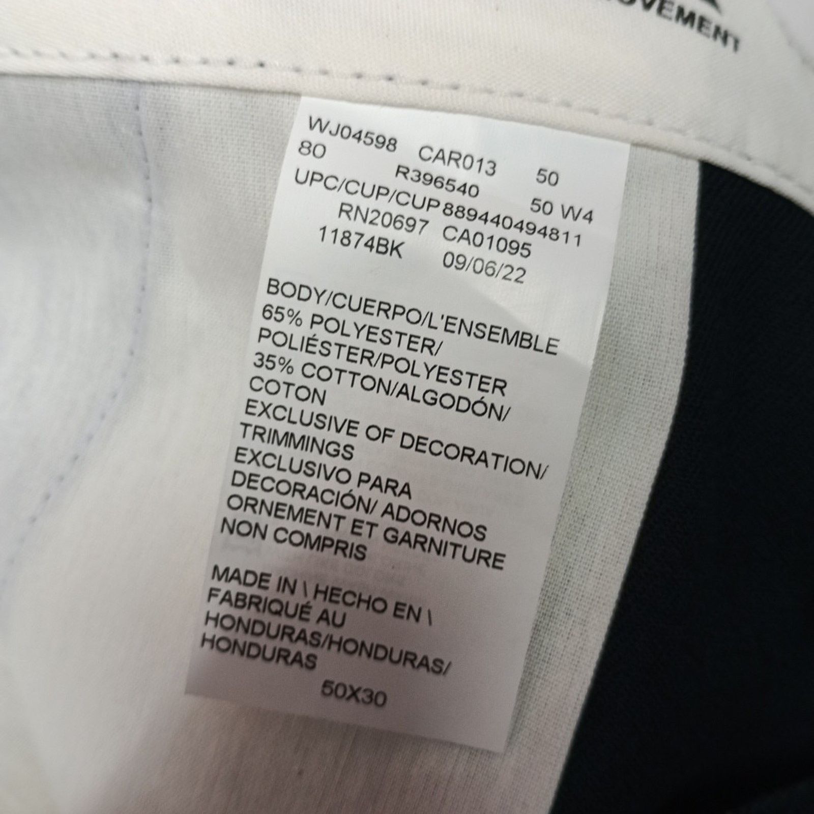 Dickies Dickies 874 Work Pants Men's 50x30 Black Original Fit Flex Size US 44 / EU 60 - 5 Thumbnail