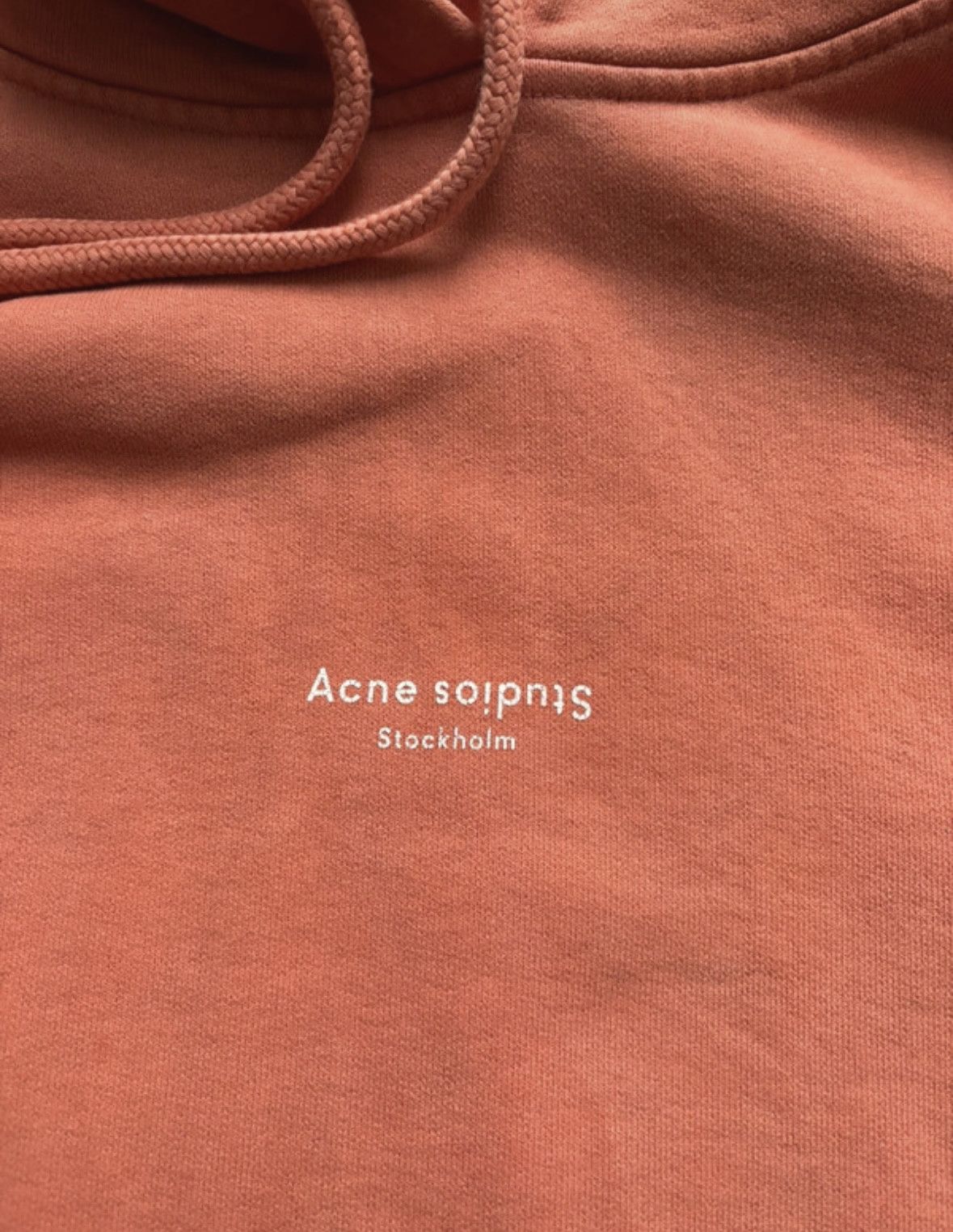 Acne Studios Acne Studios Logo Hoodie Poppy Size US L / EU 52-54 / 3 - 2 Thumbnail