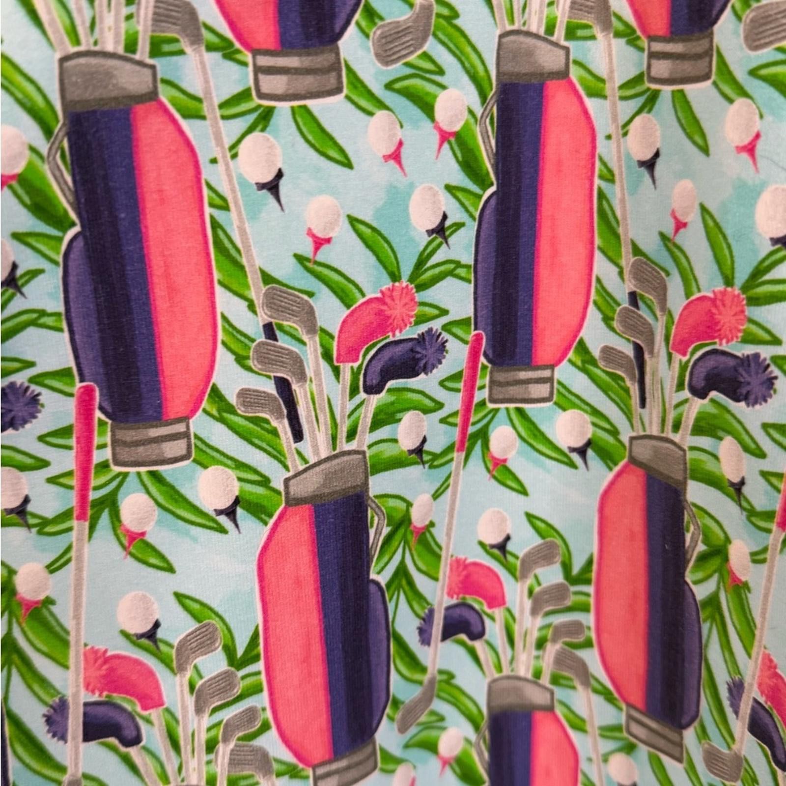 Other Sweet Petunia Clothing golf club print mini skirt SZ SM Size 28" / US 6 / IT 42 - 2 Thumbnail