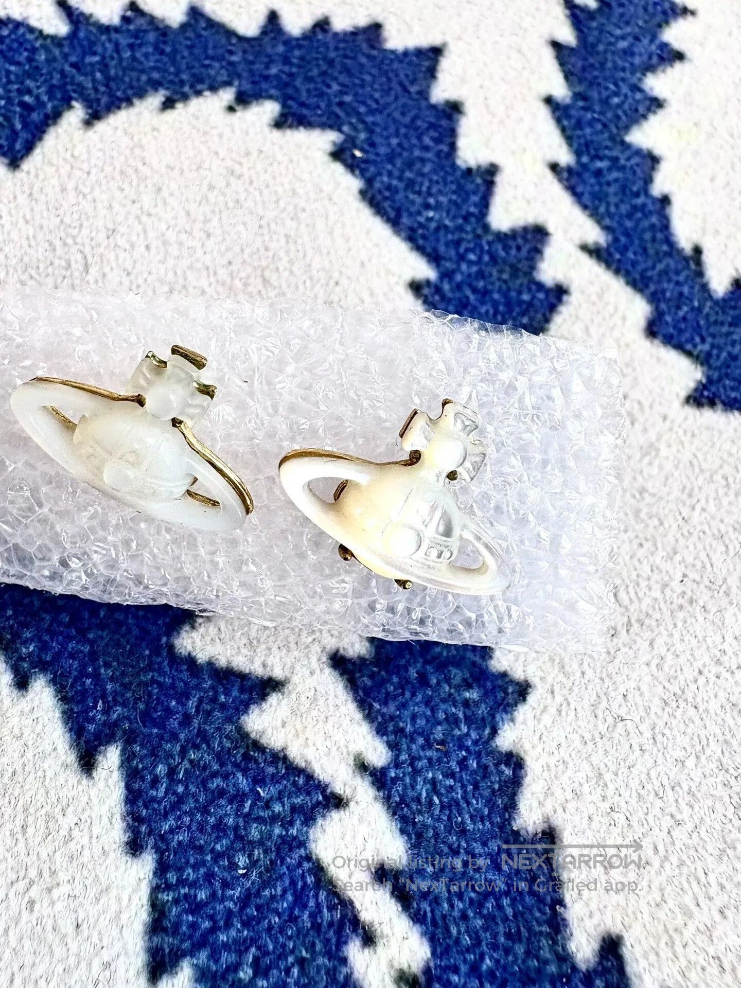 Vivienne Westwood Vivienne Westwood Vintage Saturn Earrings. Size ONE SIZE - 1 Thumbnail