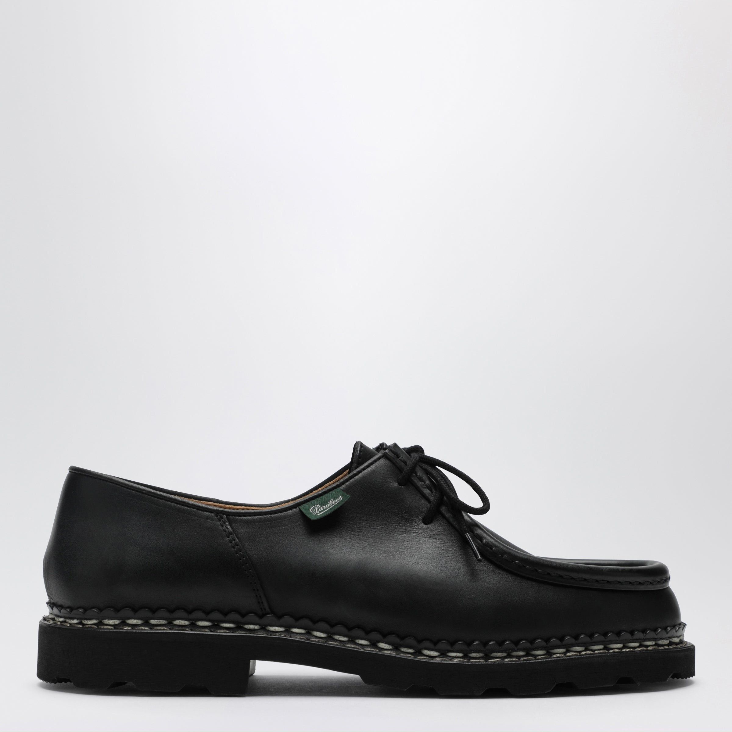 Paraboot Paraboot Michael Black Lace-Up Shoes In Leather Size US 10 / EU 43 - 1 Thumbnail