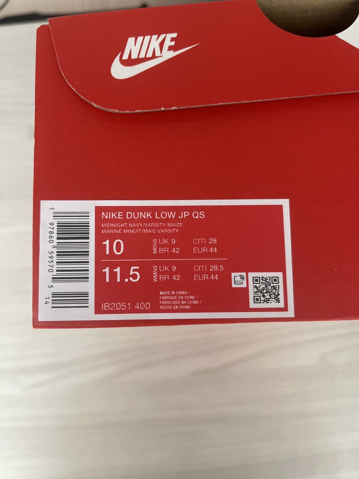 Nike Nike dunk low JP QS Size US 10 / EU 43 - 11 Thumbnail