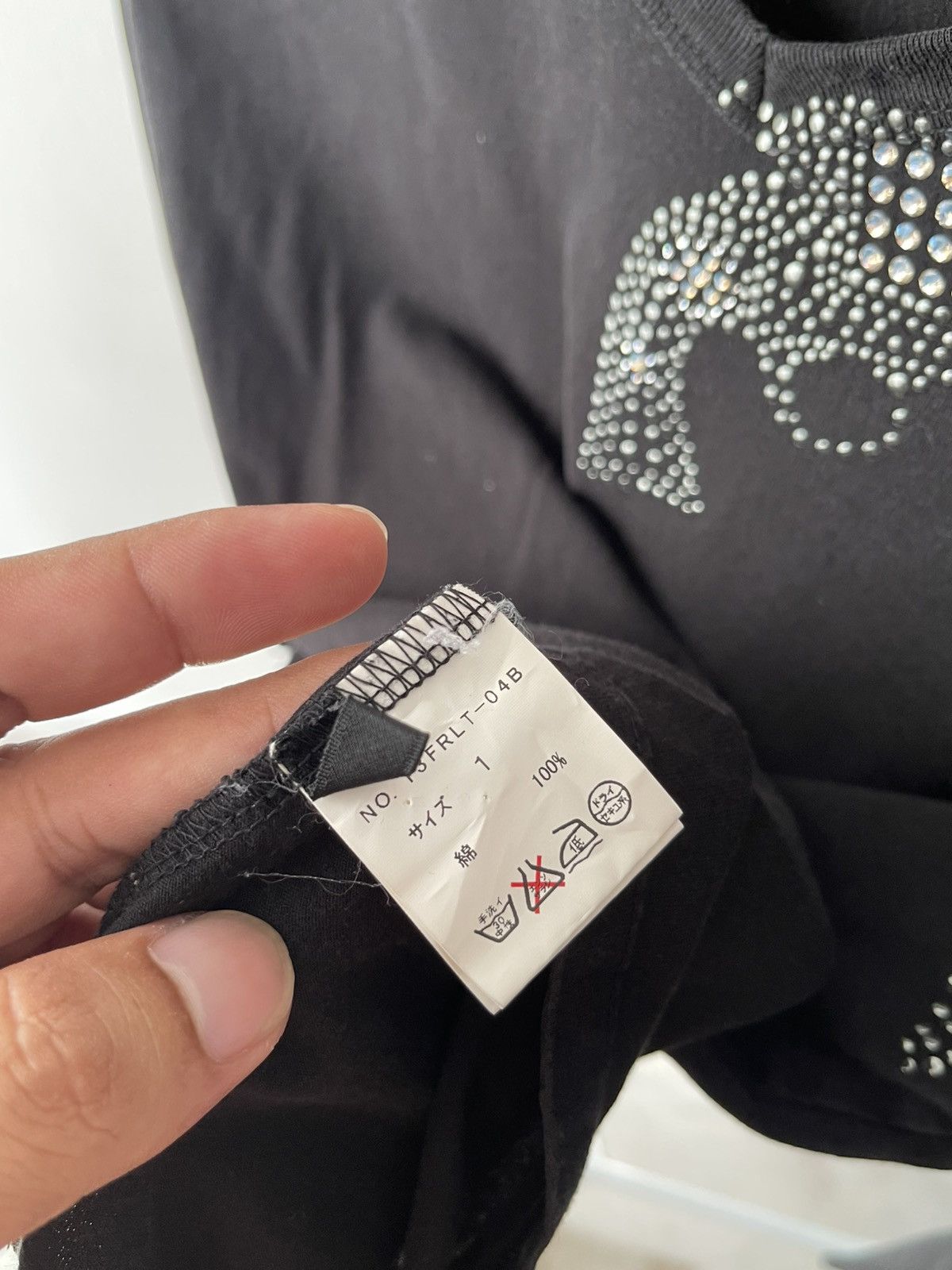 If Six Was Nine 2000s Roarguns Swarovski Long Sleeve A2 Size US XXS / EU 40 - 8 Thumbnail