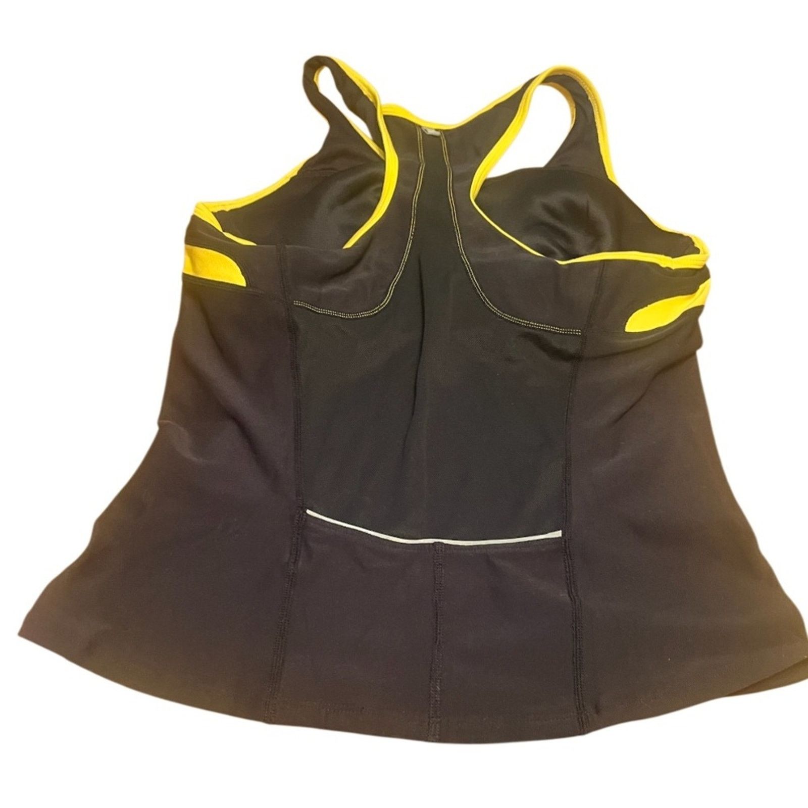 Nike Nike Black and Yellow Tank Top, Size Medium Size M / US 6-8 / IT 42-44 - 2 Thumbnail