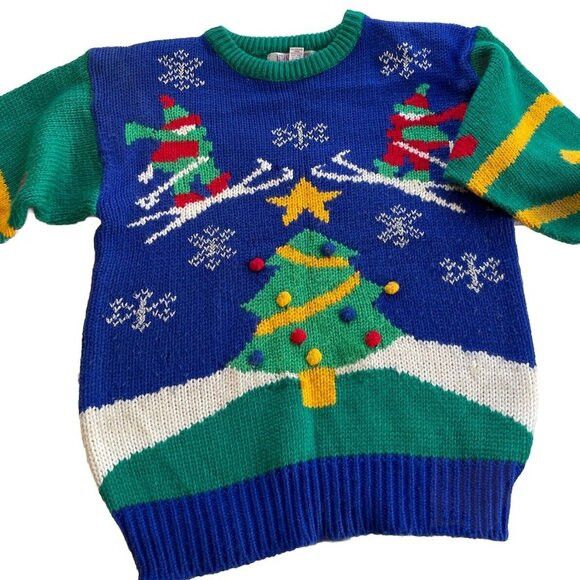 Holiday Brand × Vintage Vintage Amanda Smith Women's Ugly Christmas Sweater Acrylic Size M / US 6-8 / IT 42-44 - 1 Thumbnail