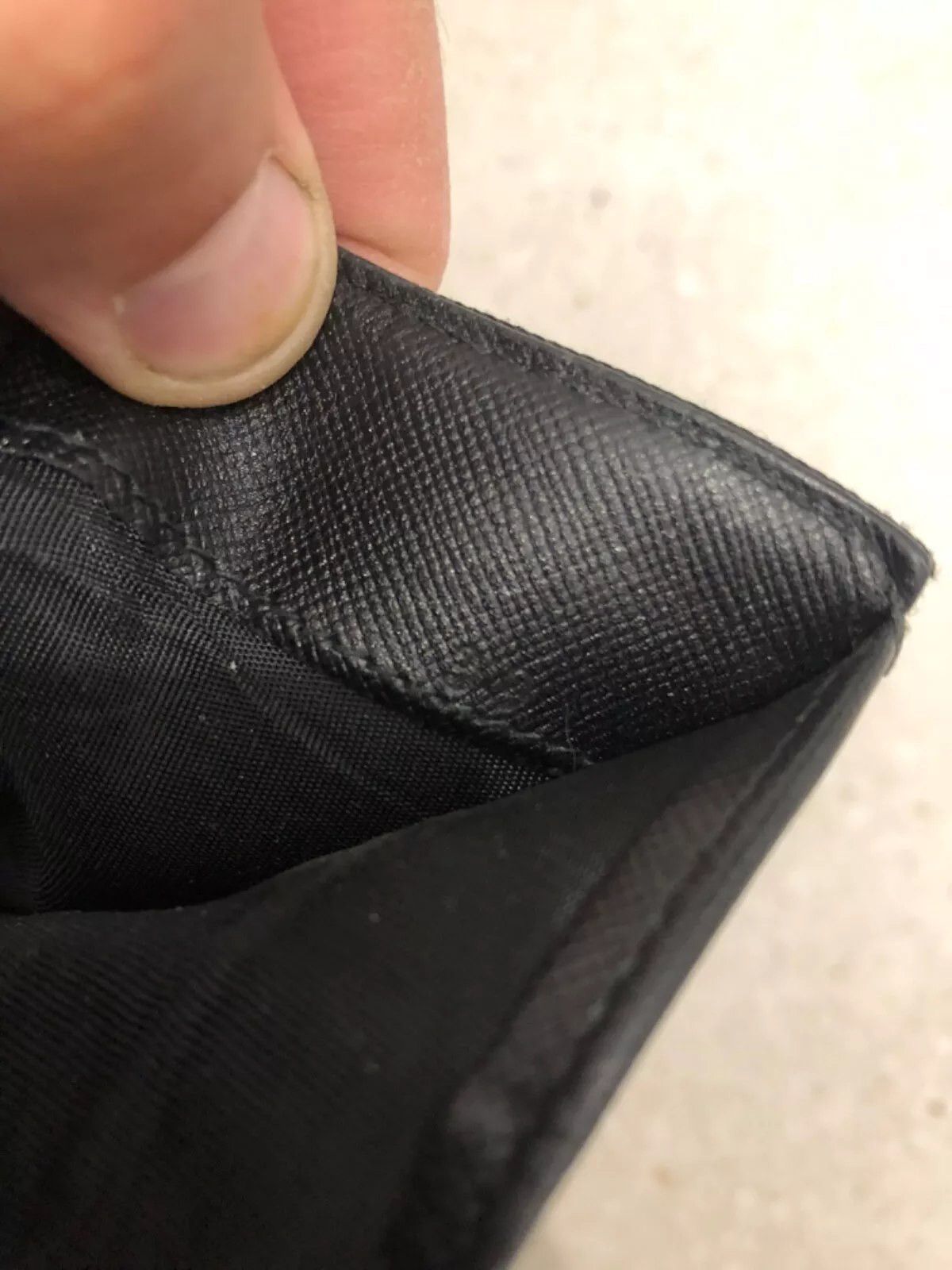 Prada PRADA Milano Unisex Nylon/Leather Wallet Made In Italy Size ONE SIZE - 11 Thumbnail