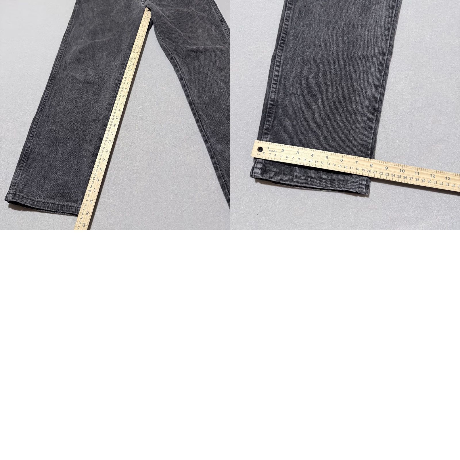 Wrangler Wrangler Rustler Jeans Men Gray Denim Mid-Rise Straight Type: Jeans 36x30 Classic Size US 36 / EU 52 - 9 Thumbnail