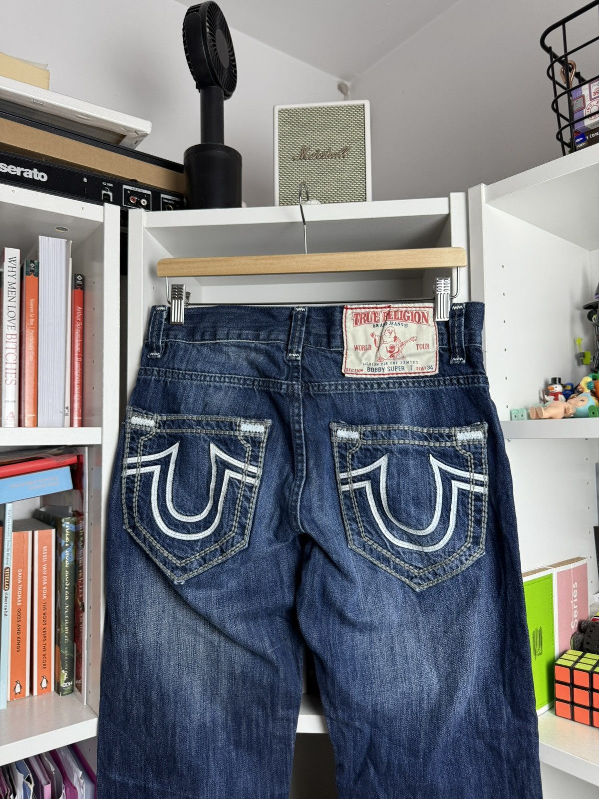 True Religion × Vintage VIntage y2k True Religion bobby super T baggy denim pants 31 Size US 31 - 3 Thumbnail