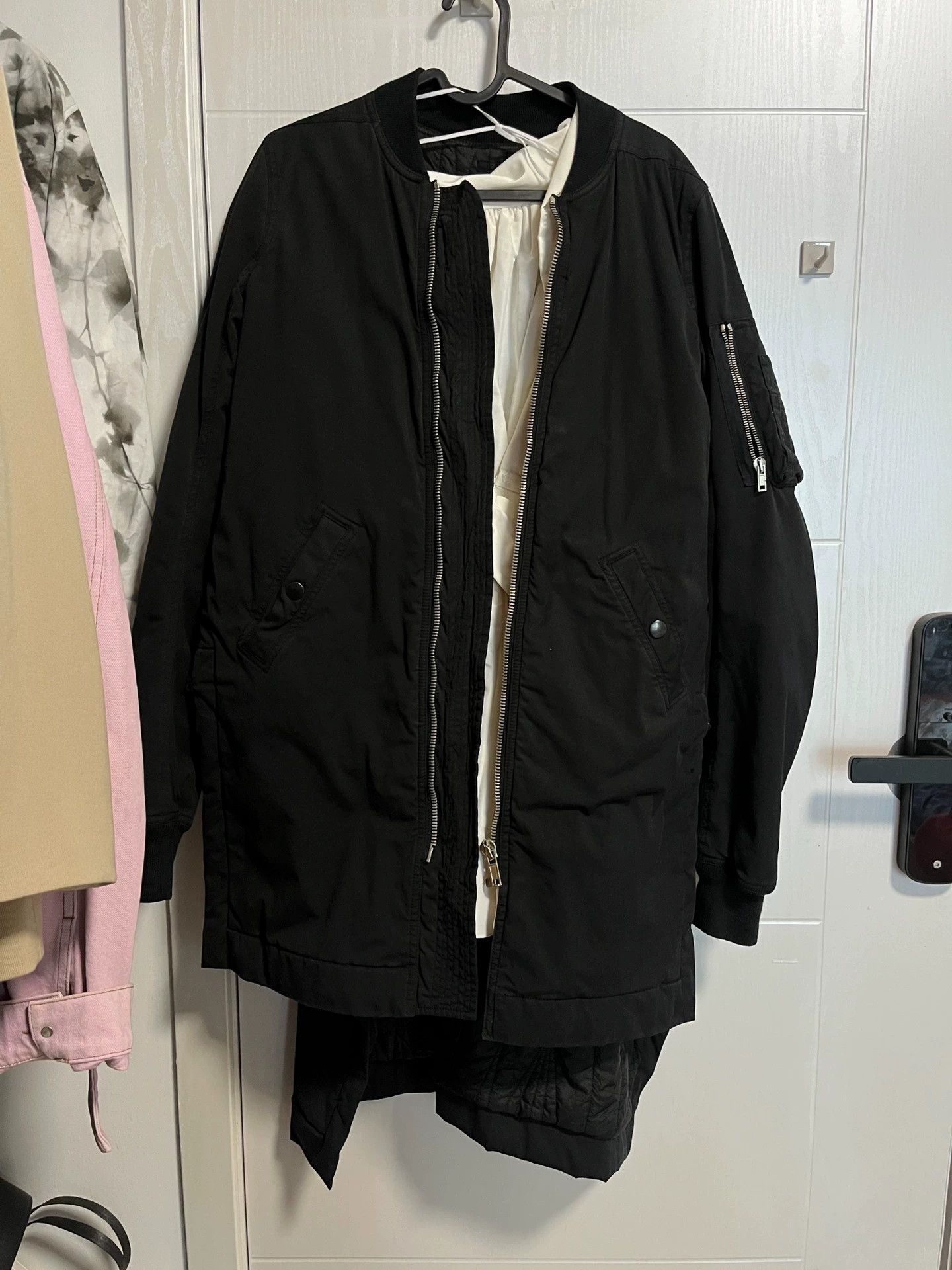 Rick Owens Rick Owens Women's S 95 New Multi-Fabric Parka w/Zippers Size S / US 4 / IT 40 - 1 Thumbnail