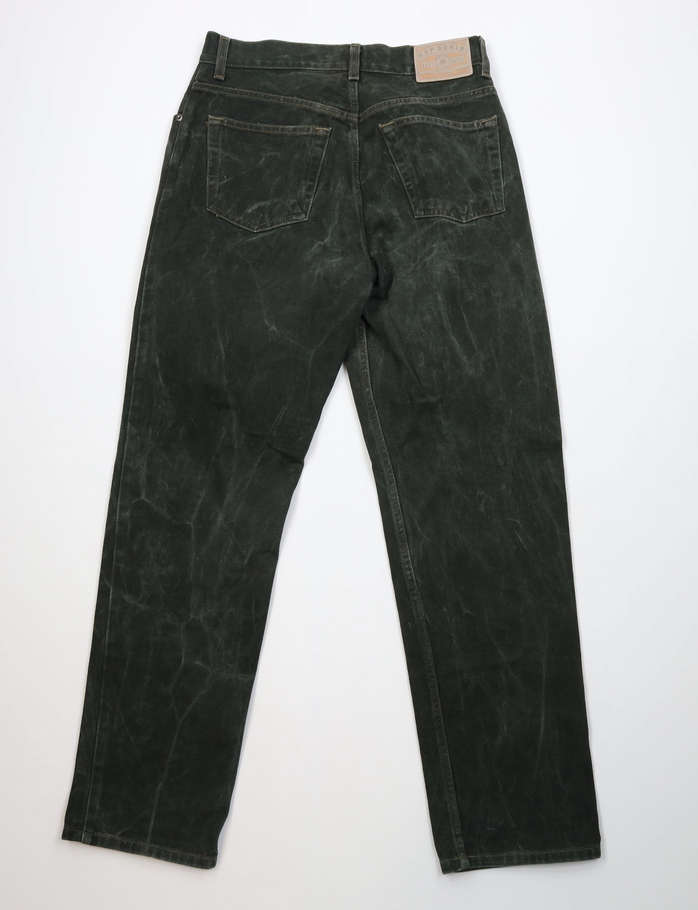 Gap Vintage 90s Gap Baggy Loose Fit Denim Jeans Green Cotton Size US 30 / EU 46 - 9 Thumbnail