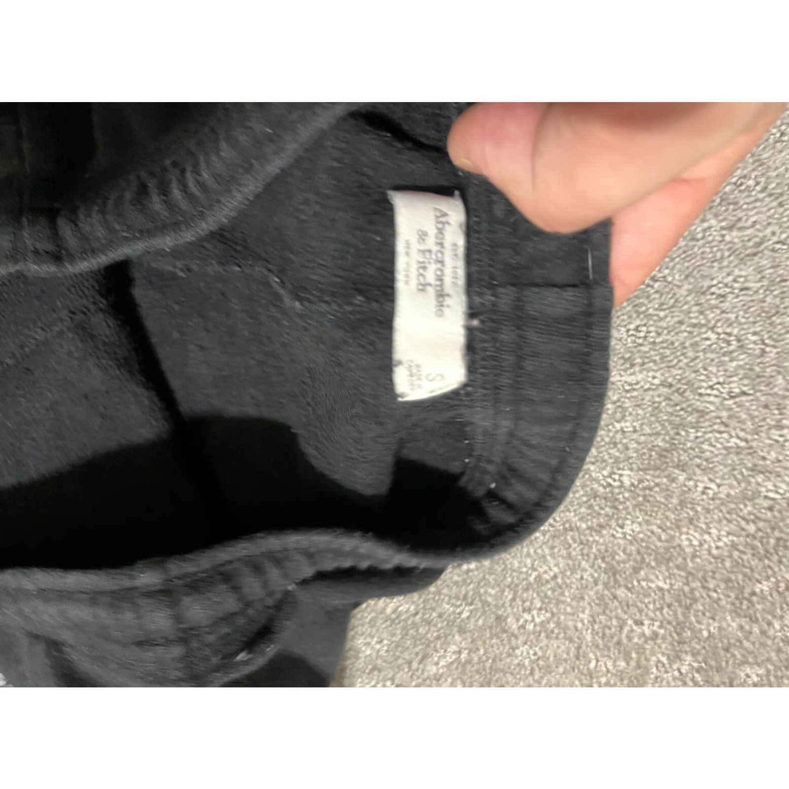 Abercrombie & Fitch Abercrombie & Fitch Black Jogger Pants Small Womens Size 28" / US 6 / IT 42 - 6 Thumbnail