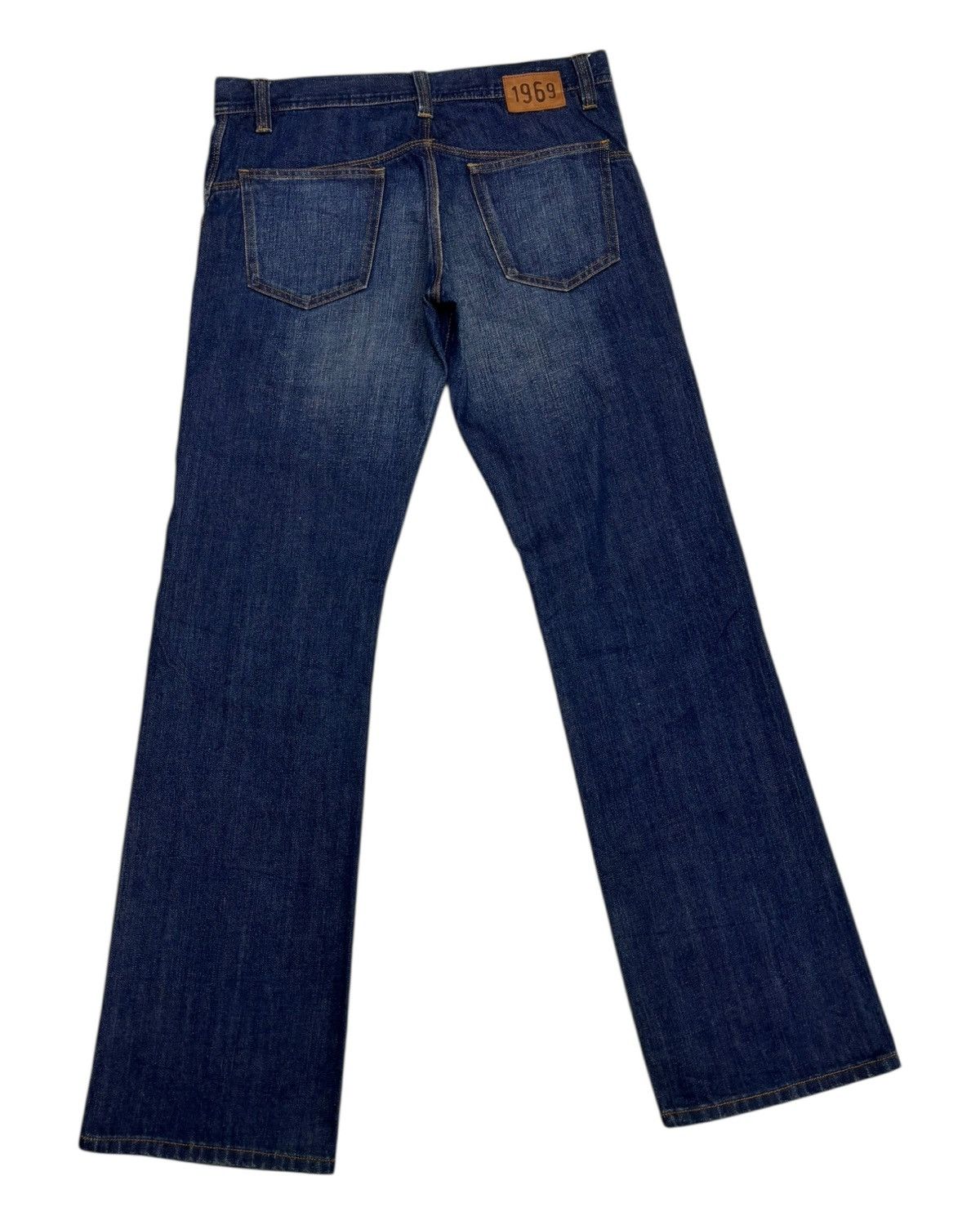 Japanese Brand × Kapital × Le Grande Bleu (L.G.B.) Flare Jeans Hip Hugger Gap Blue Distressed Denim Jeans Size US 32 / EU 48 - 4 Thumbnail