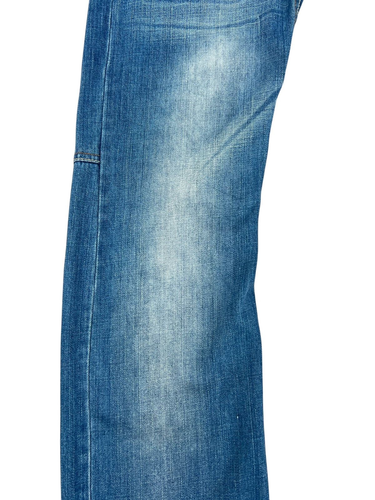 Japanese Brand Mud Wash Denim Double Waist Dominate Handcrafted Jeans Size US 30 / EU 46 - 7 Thumbnail