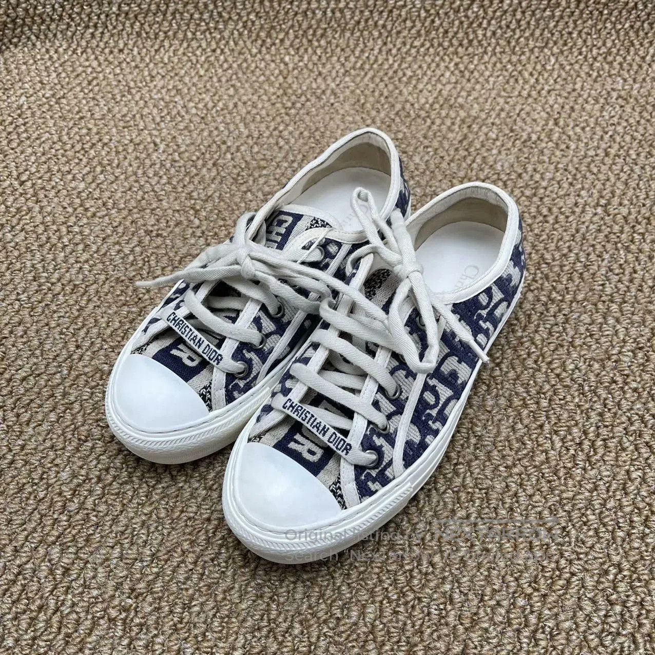 Dior White Dior Monogram Board Shoes. Size US 4 / IT 34 - 2 Thumbnail