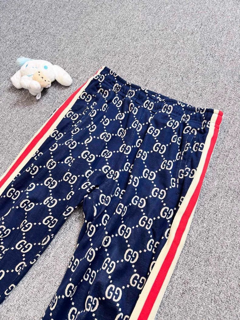Gucci Gucci Navy Blue Sports Pants with Logo-2506 Size US 30 / EU 46 - 3 Thumbnail
