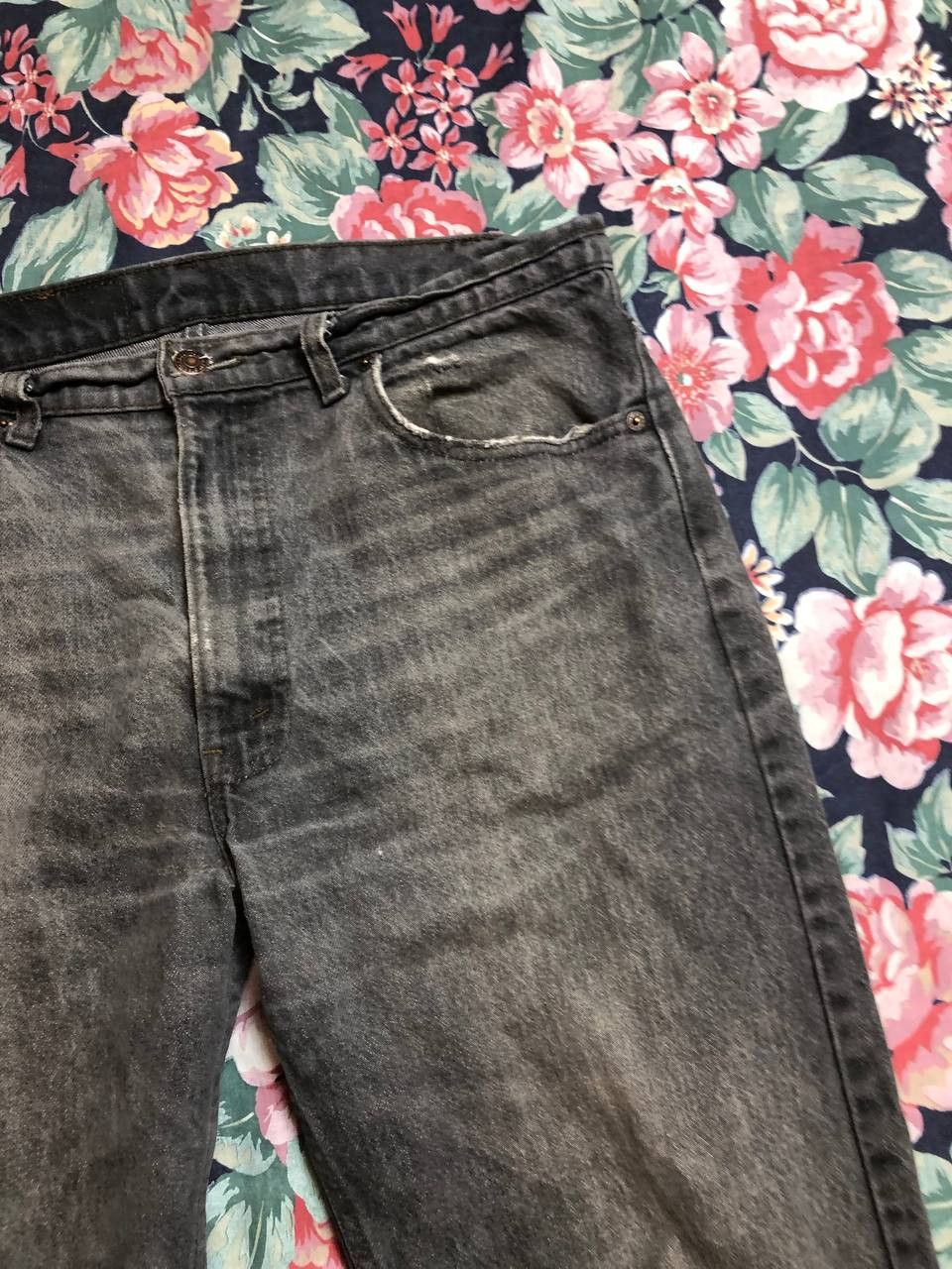 Levi's VINTAGE gray Levi's 505 100% cotton jeans STREETWEAR Size US 36 / EU 52 - 9 Thumbnail