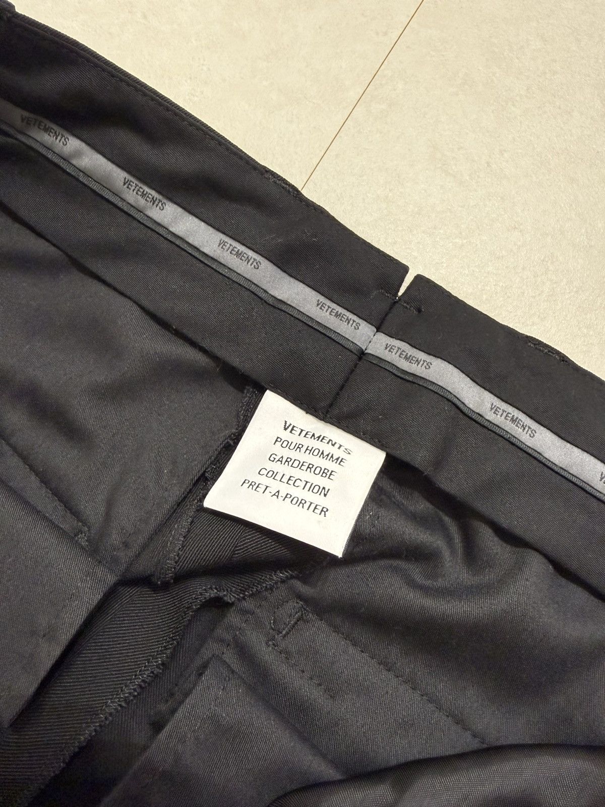 Vetements Vetements Low Rise Wide-Leg Trousers Size US 30 / EU 46 - 11 Thumbnail