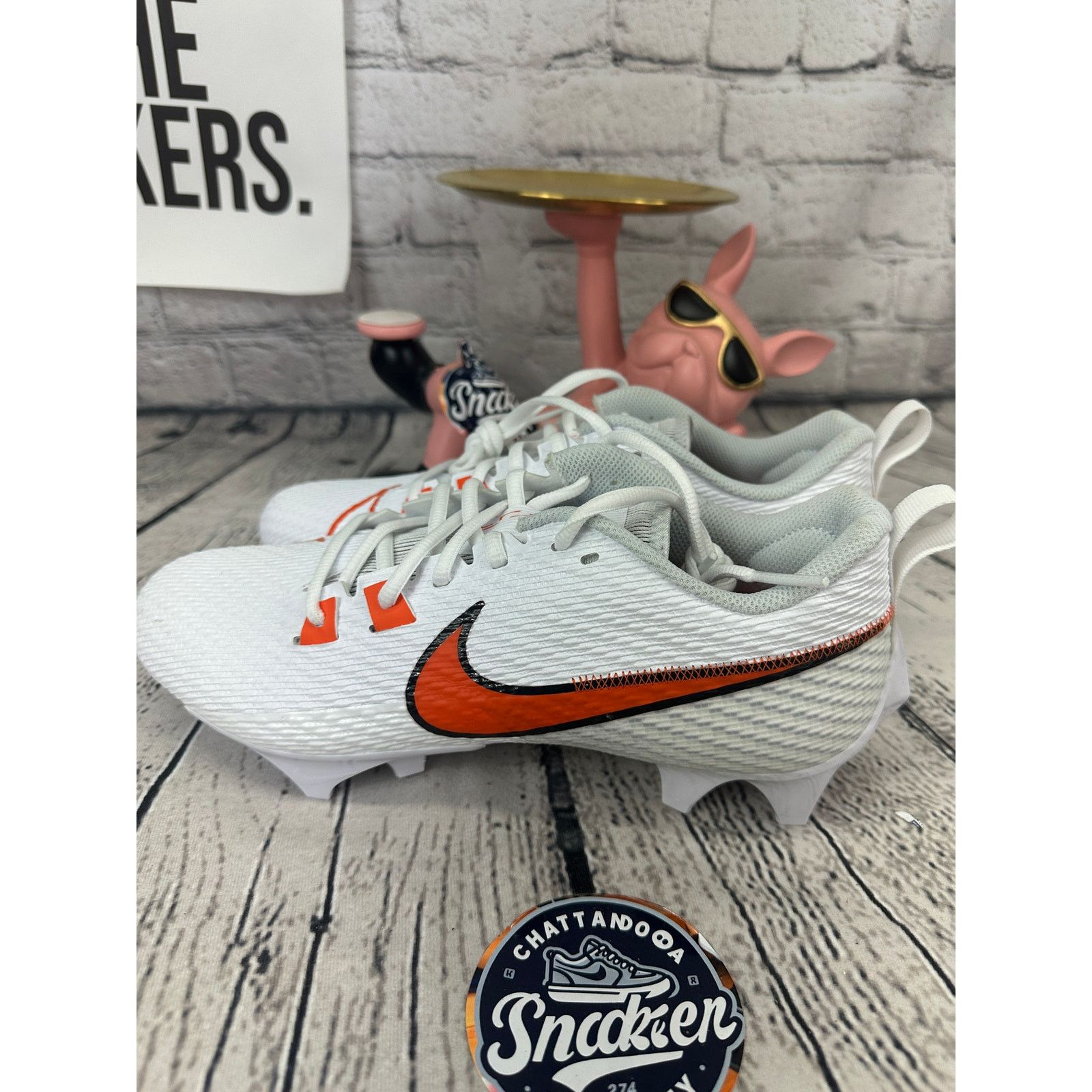 Nike Nike Vapor Edge Speed 360 2 Mens 9 Orange Football Cleats Size US 9 / EU 42 - 3 Thumbnail