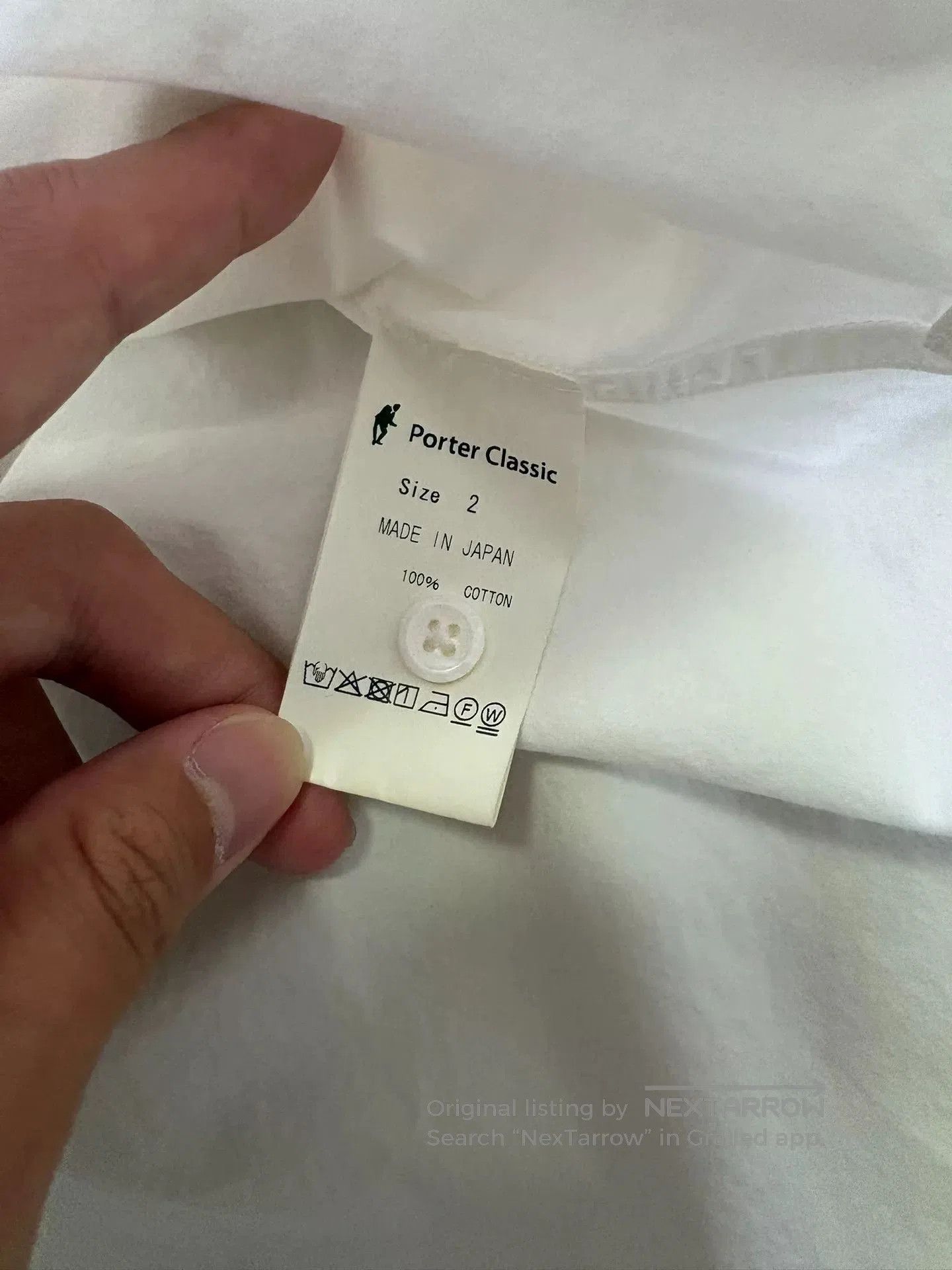 Porter Classic Porter Classic Wide Pocket Shirt White. Size US M / EU 48-50 / 2 - 2 Thumbnail
