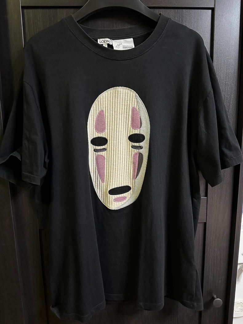 Loewe LOEWE Faceless man embroidered cartoon T-shirt Size M / US 6-8 / IT 42-44 - 1 Thumbnail