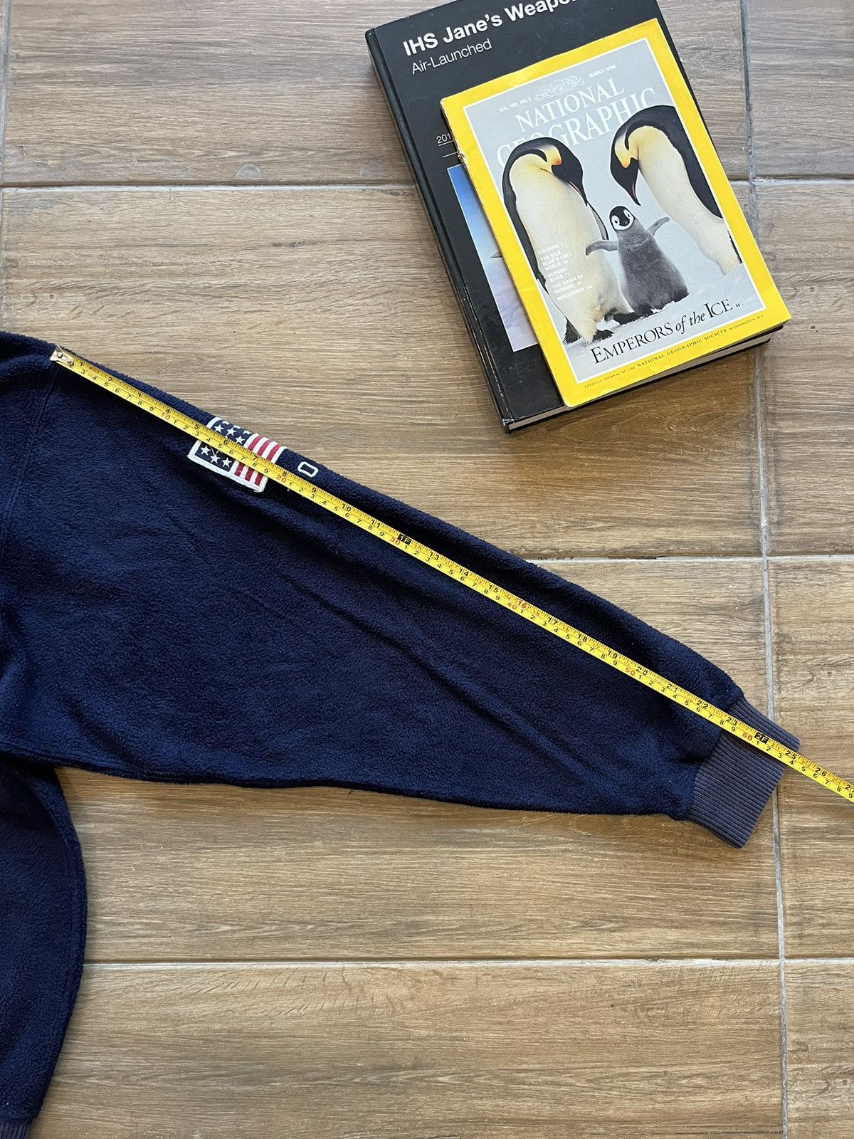 Polo Ralph Lauren × Vintage PoloRalphLauren USA Fleece Hoodie Size US L / EU 52-54 / 3 - 14 Thumbnail