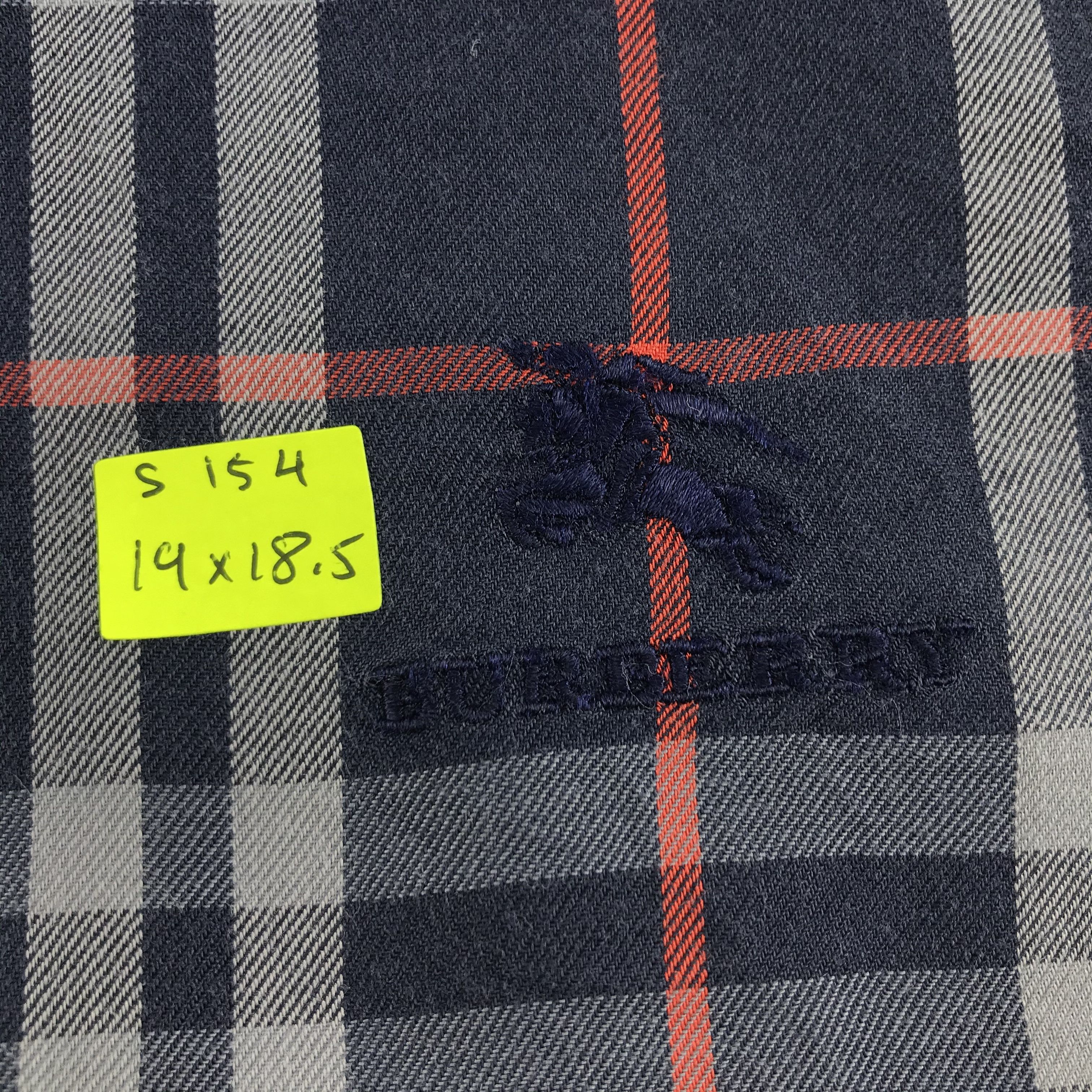 Burberry × Vintage Burberry Bandana / Handkerchief / Neckerchief - S154 Size ONE SIZE - 5 Thumbnail