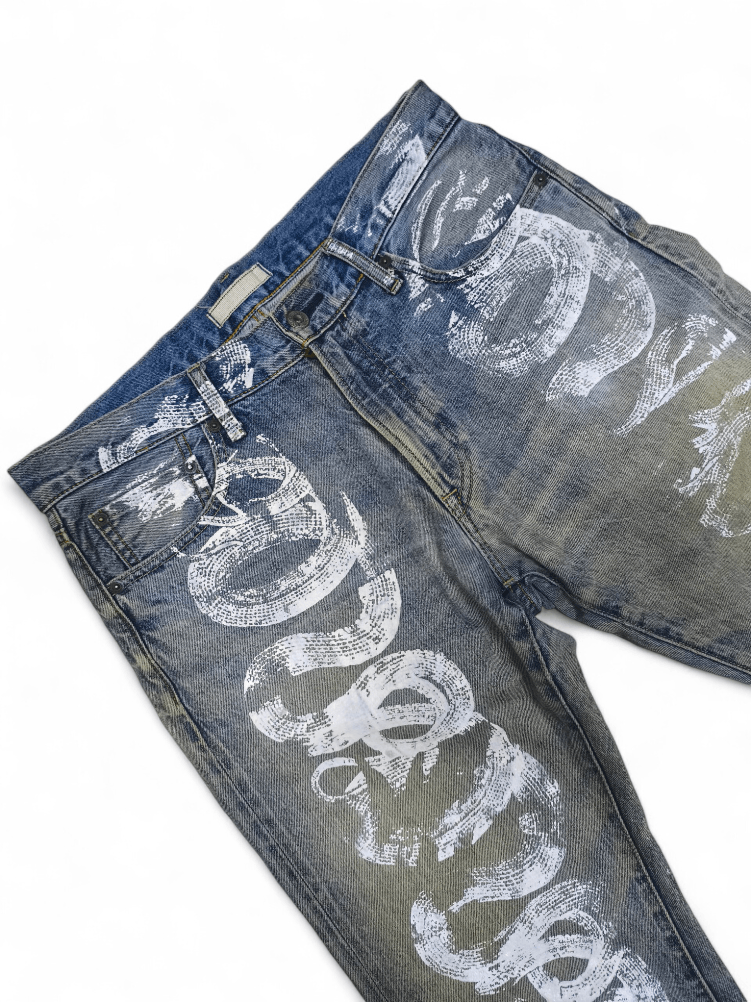 Uniqlo UNIQLO SELVEDGE DENIM LIKE HYSTERIC GLAMOUR SNAKE DENIM Size US 34 / EU 50 - 2 Thumbnail