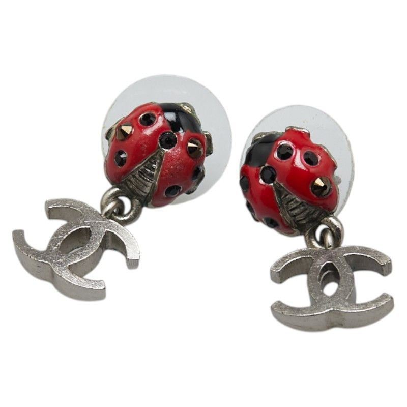 Chanel Chanel Chanel Coco Mark Ladybug Earrings Metal Earrings DUTY FREE for USA Size ONE SIZE - 1 Thumbnail